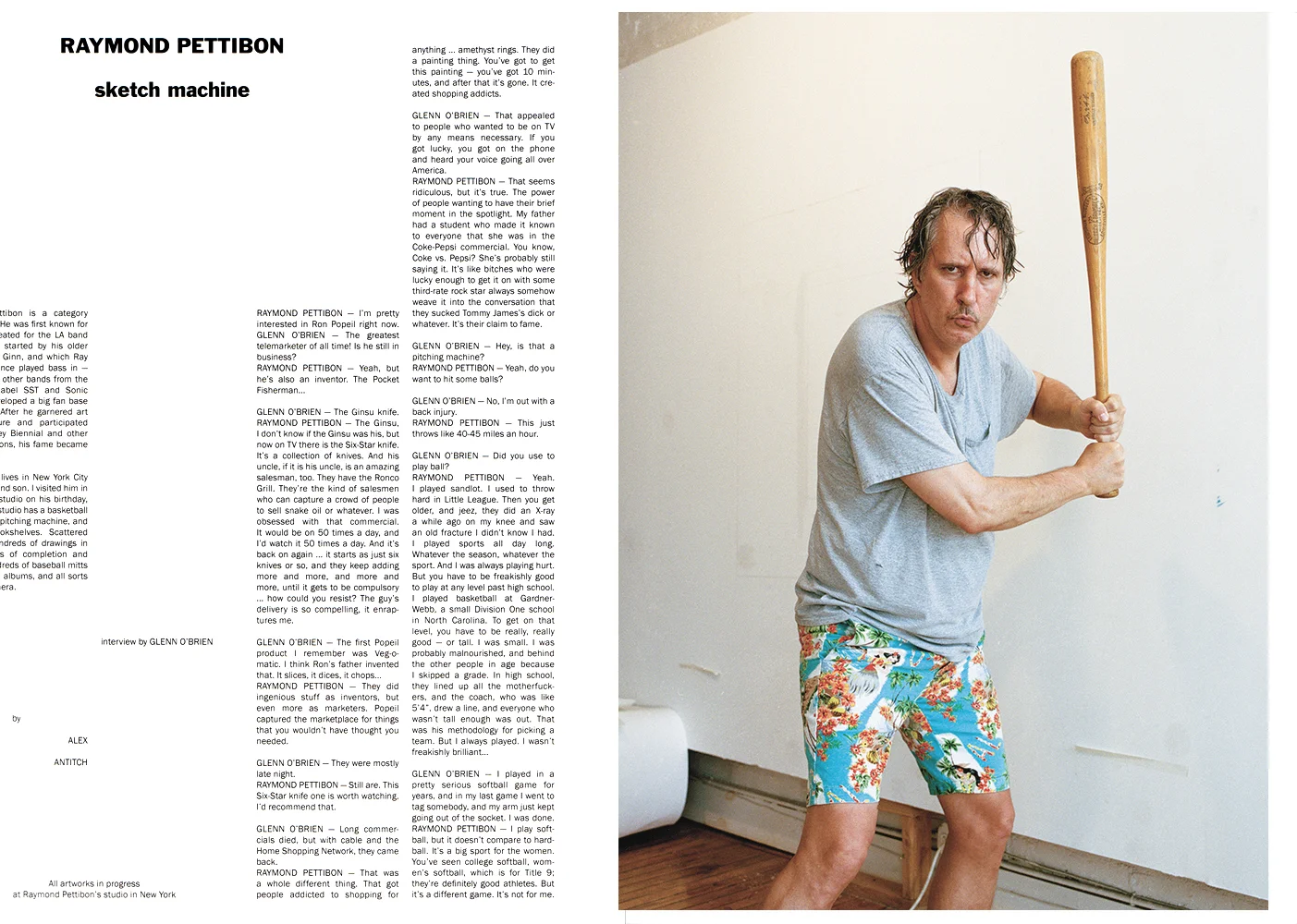 Raymond Pettibon for Purple Issue 24