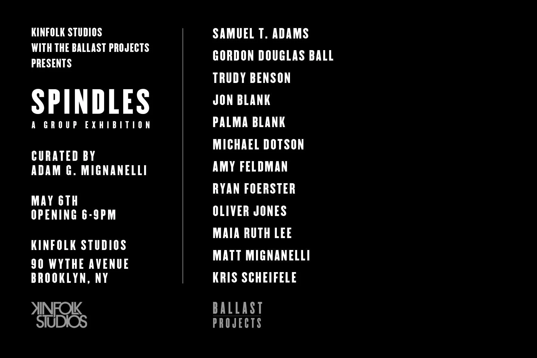 SPINDLES: A Group Exhibition