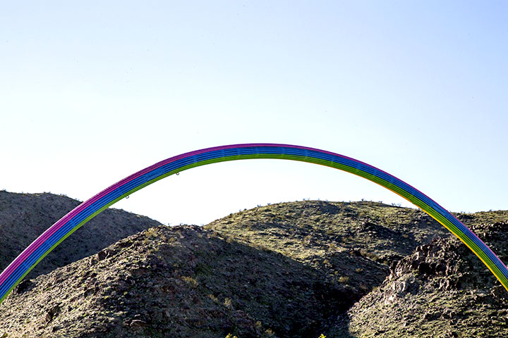 LOVER’S RAINBOW by Pia Camil. Rancho Mirage, CA