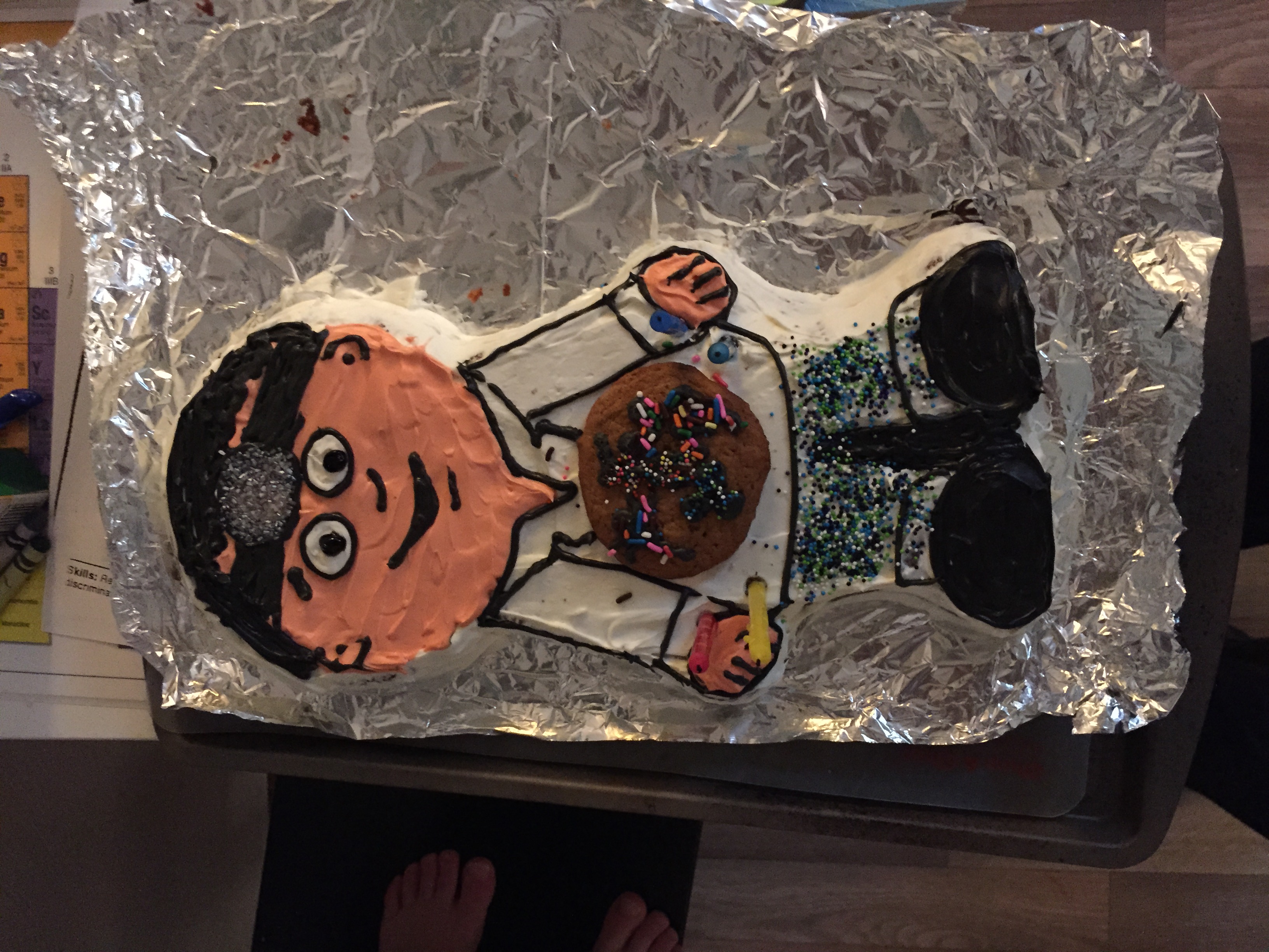 The cookie is a Petri dish of different bacteria
