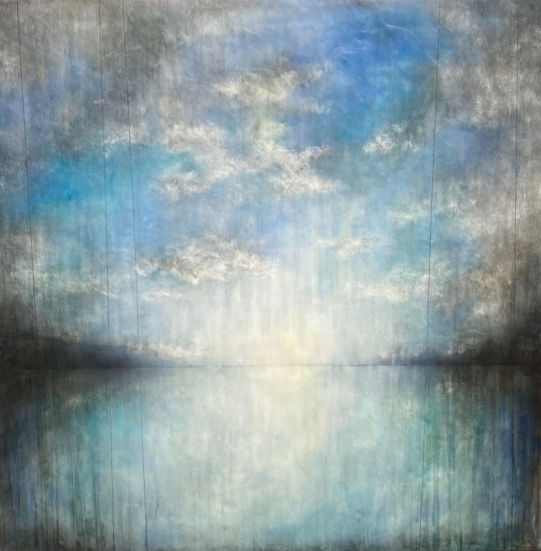 "salish aquamarine" 48" x48"