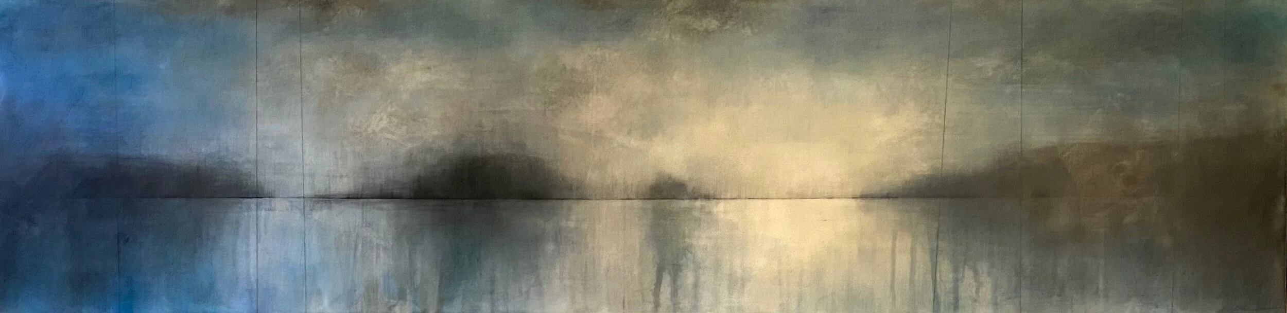 "Indigo Deception" 12" x 48"