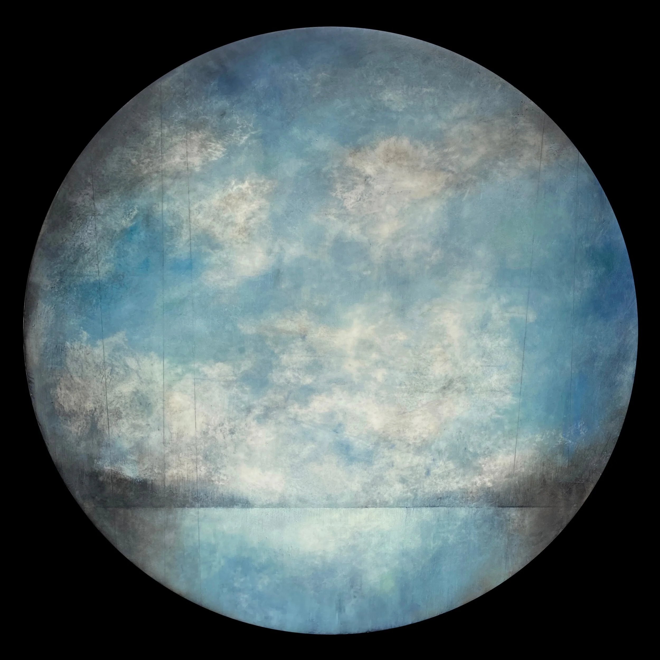 "celadon reflection" 16" dia.