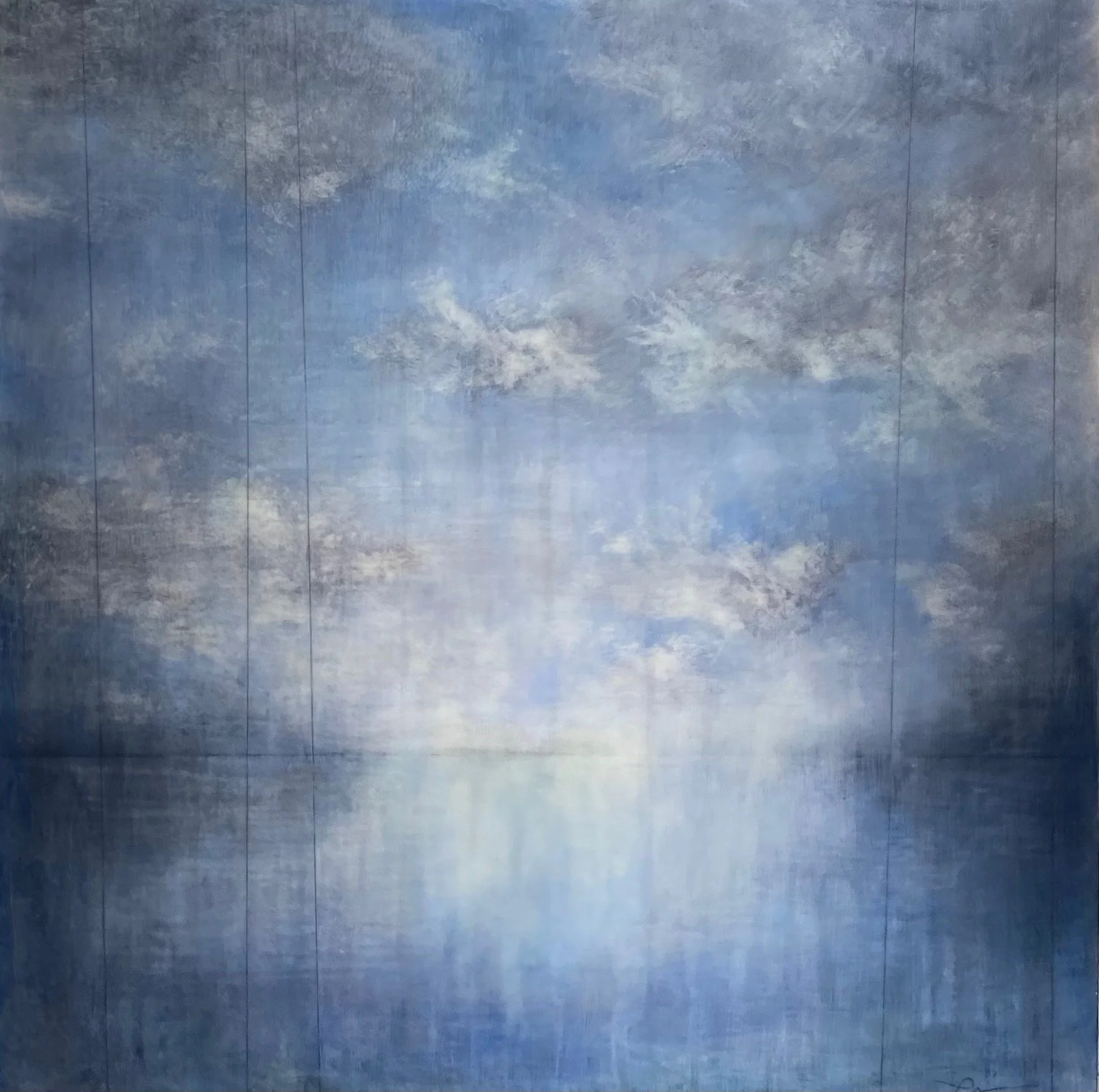 "Ultramarine Hymn" 24" x 24"