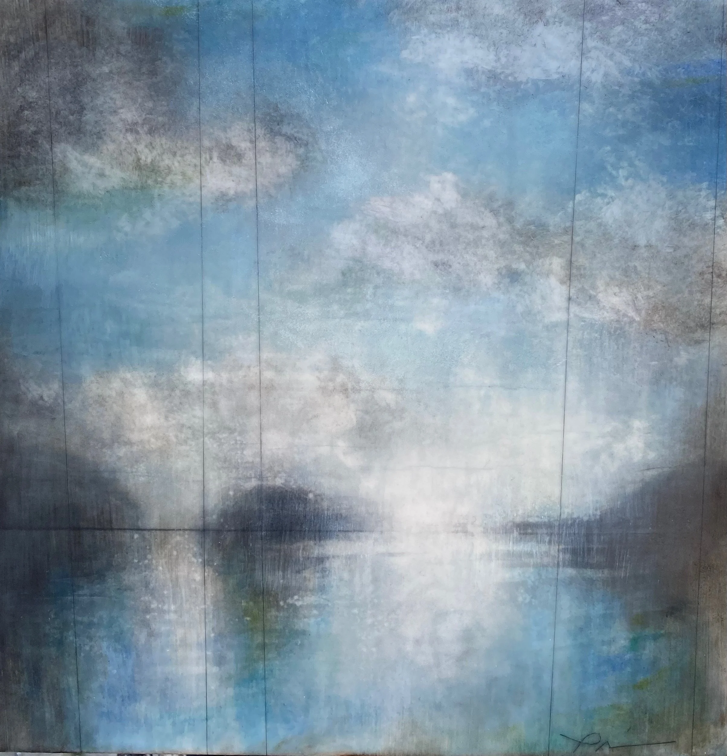 "Salish Study" 12" x 12"