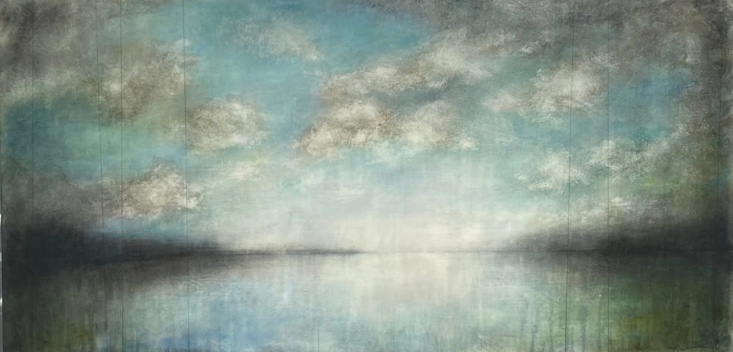 "Viridian Vista" 24" x 48"