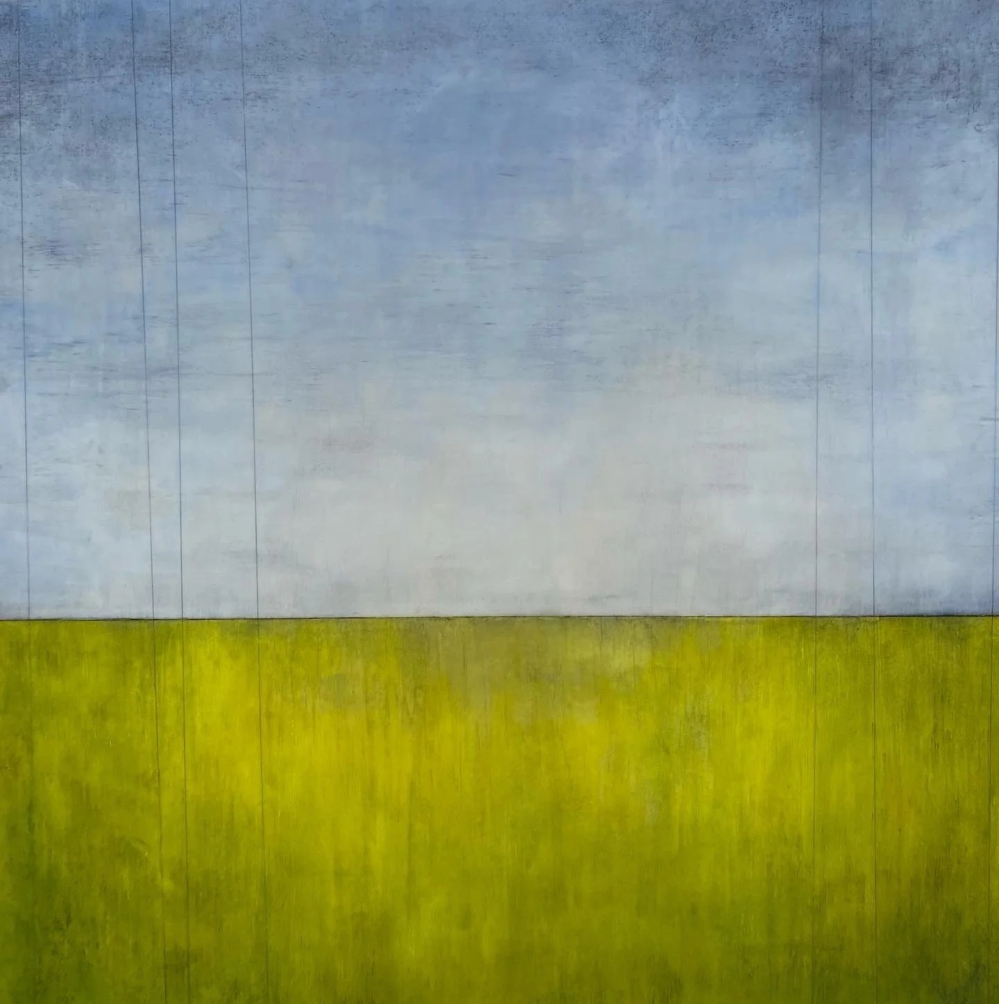 "Chartreuse Spring" 36" x 36"