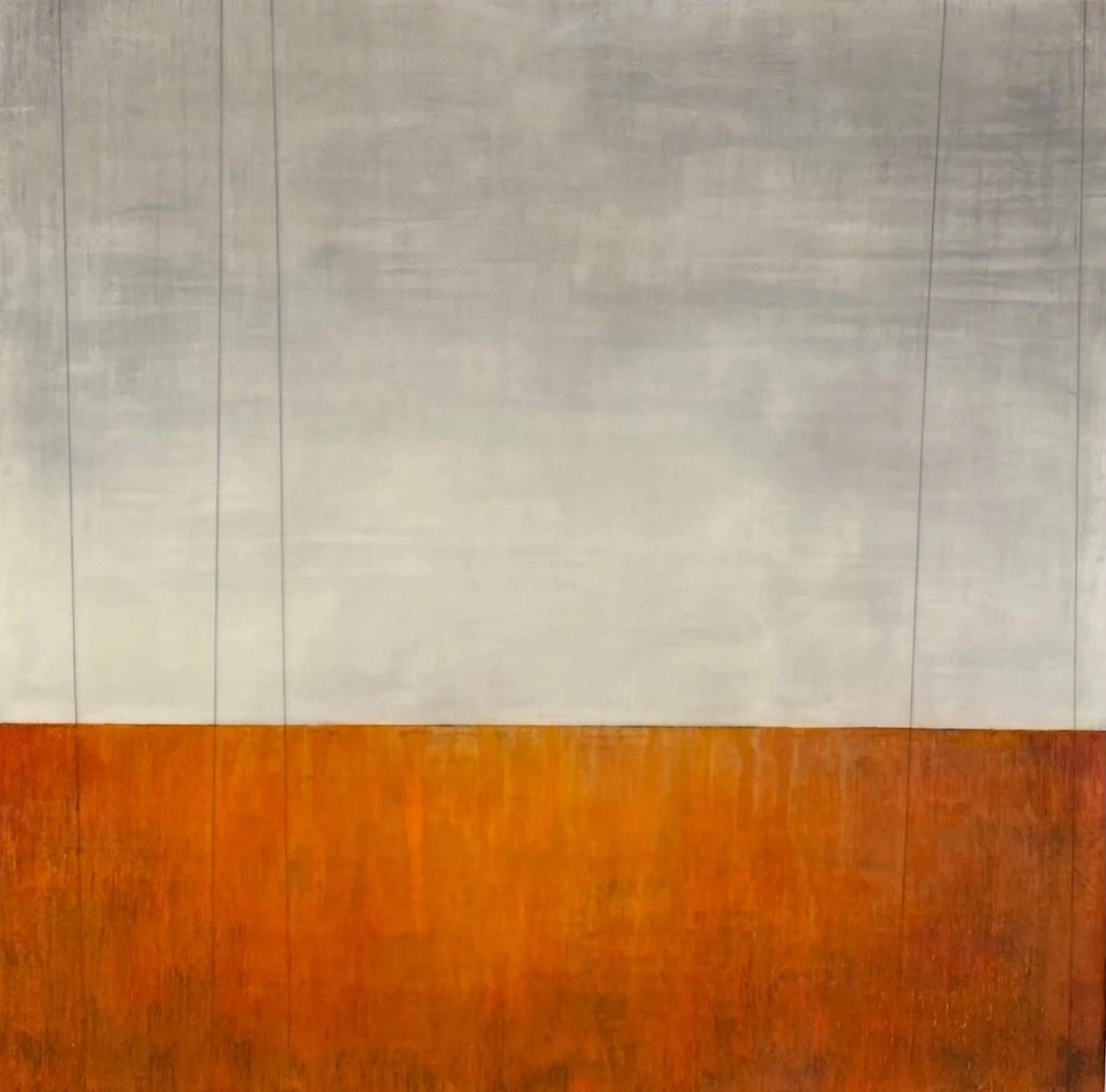 Kumquat  Splash" 24" x 24"