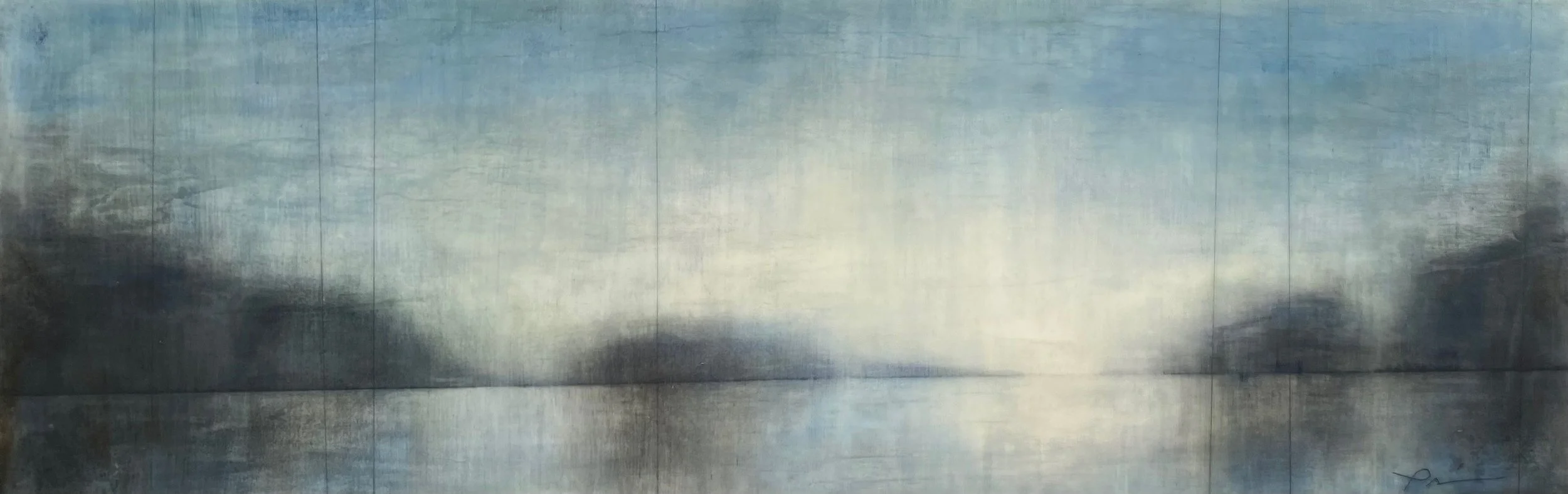 "radiant indigo" 8" x 24"