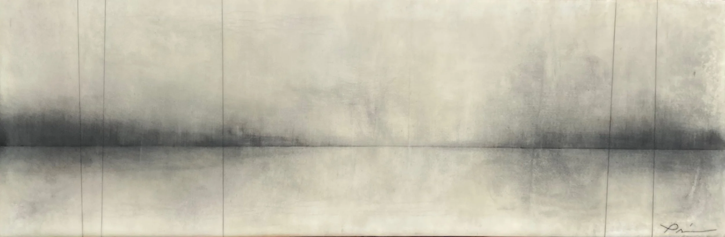 "monochrome study" 8" x 24"