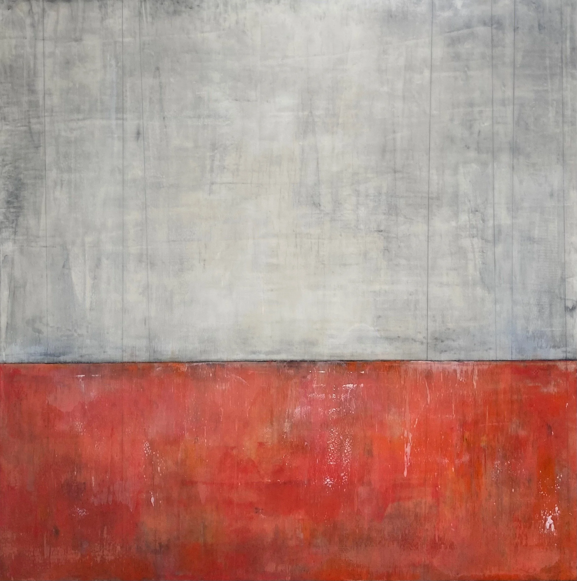 "Coral Drift" 24" x 24"