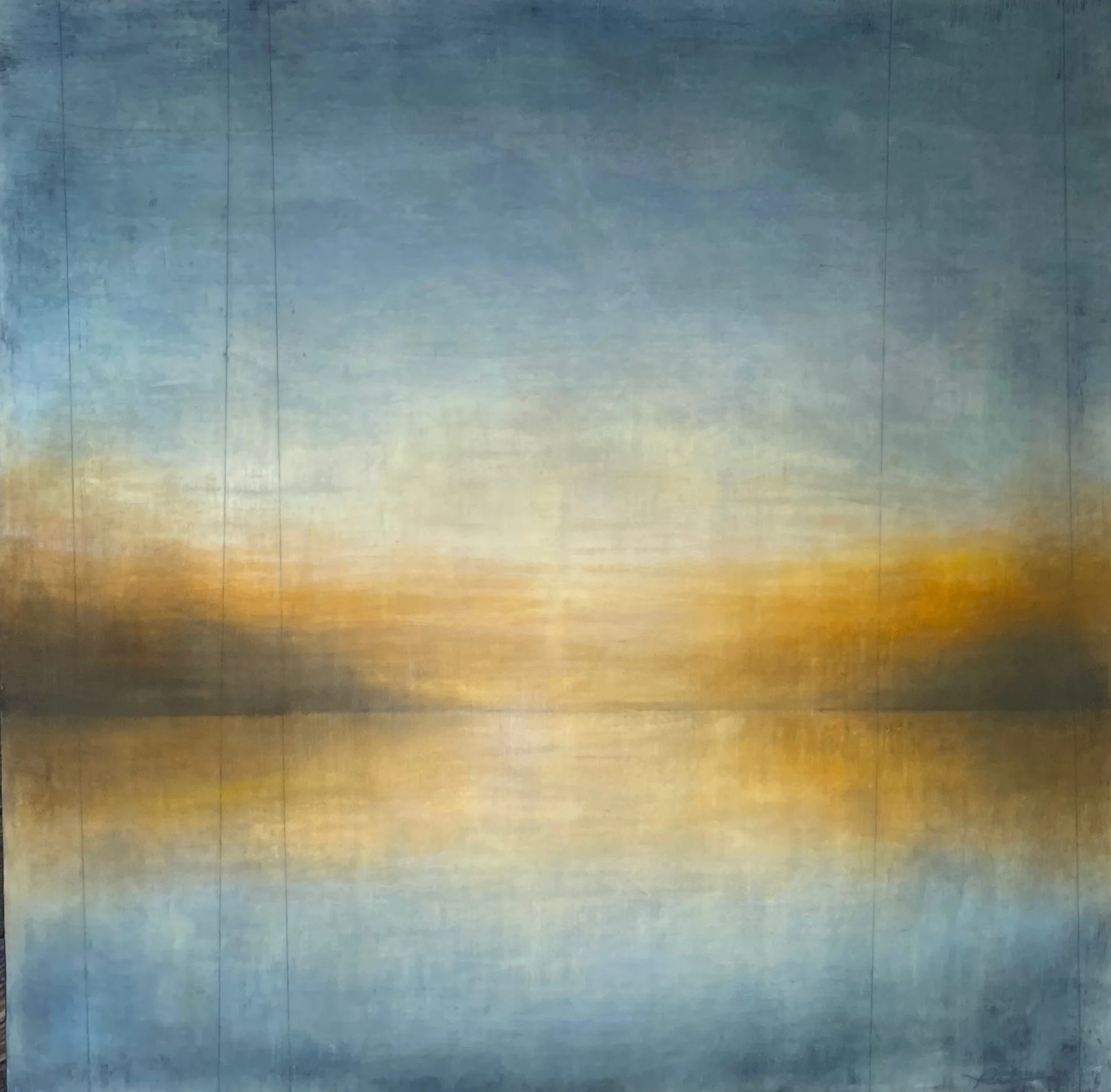 "Amber Calm" 24" x 24"