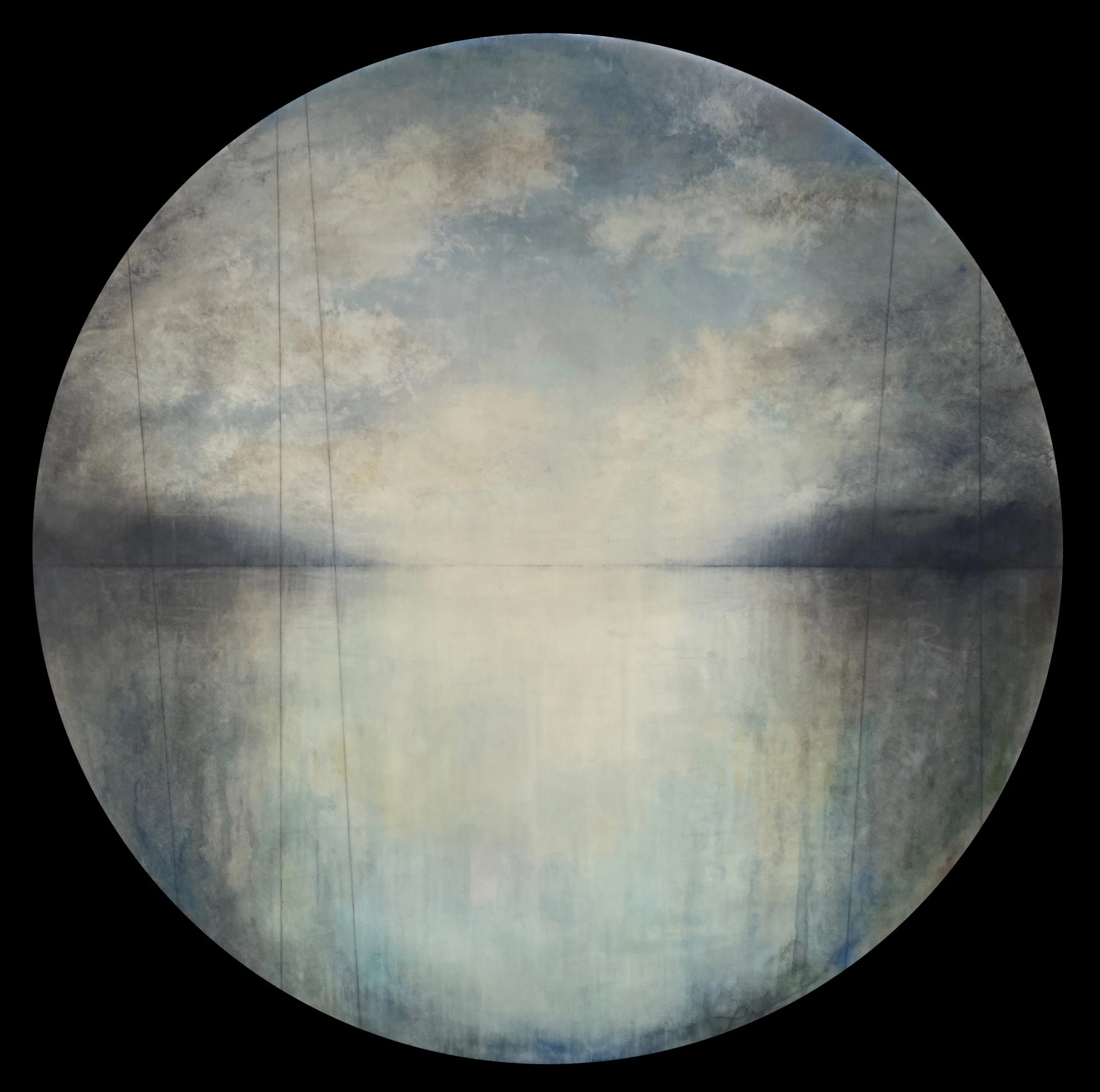 "Cerulean Oculus" 20" diameter