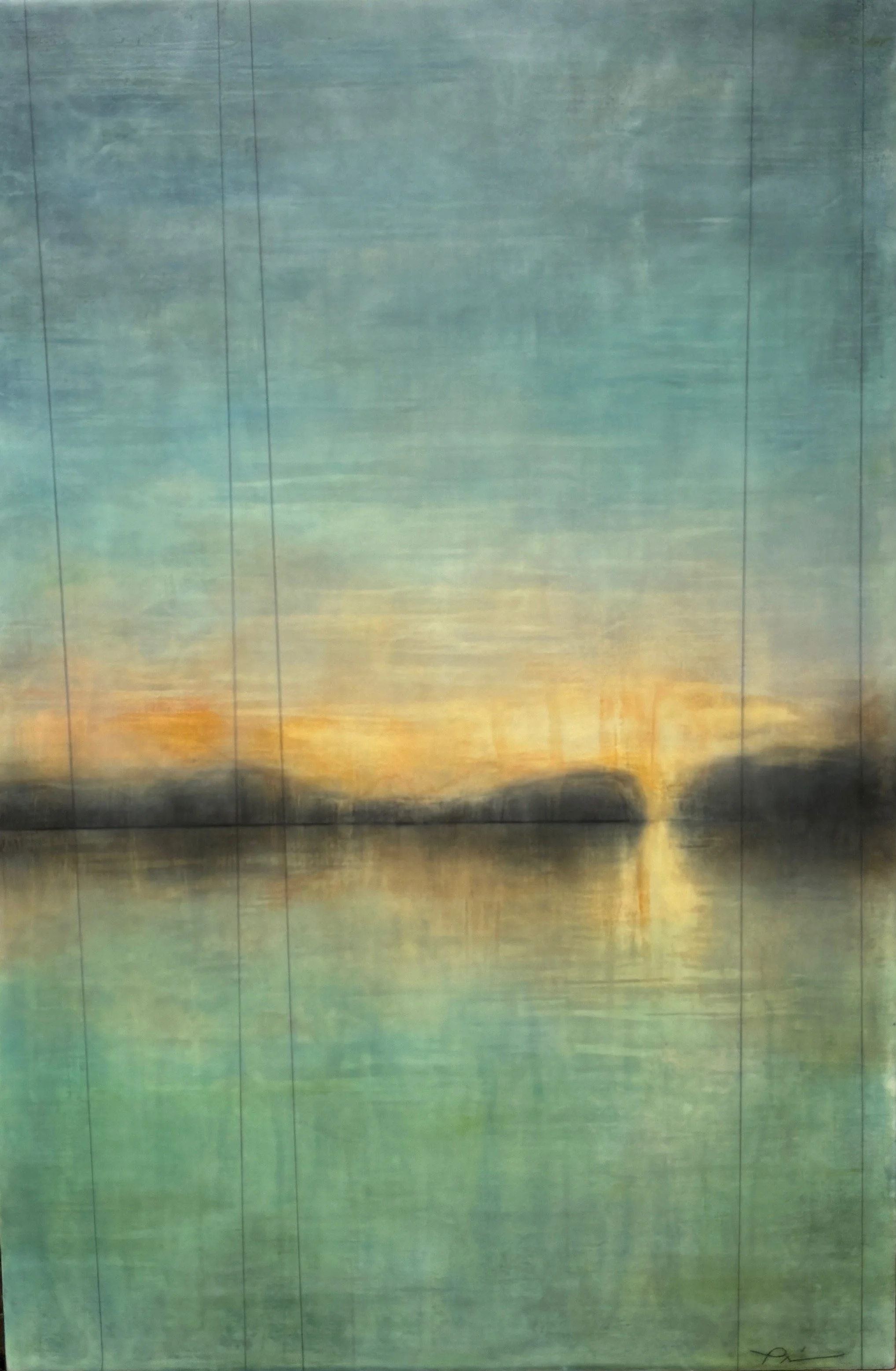 "Aquamarine Passage" 30" x 20"