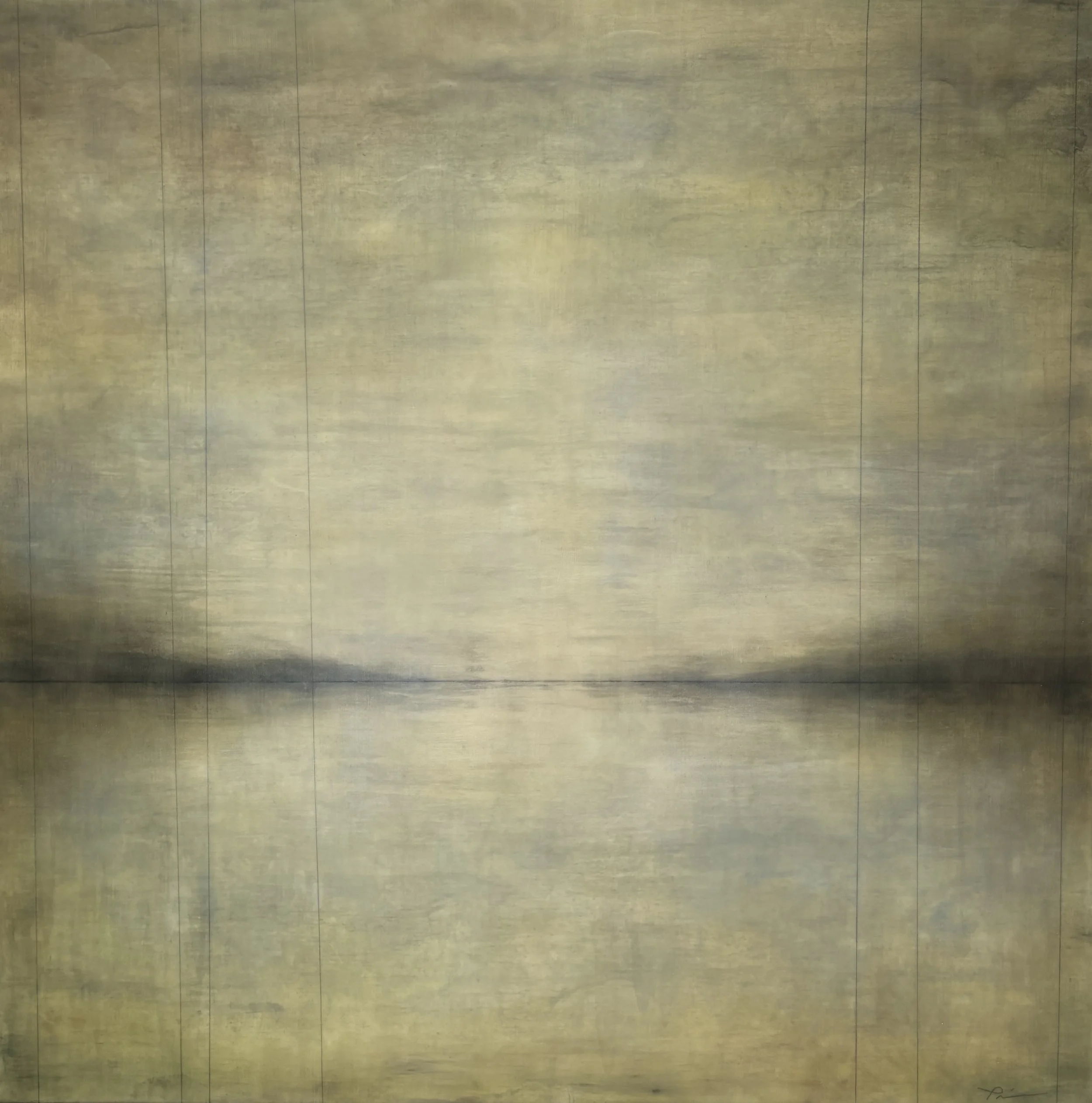 "Salish Olive" 36" x 36"