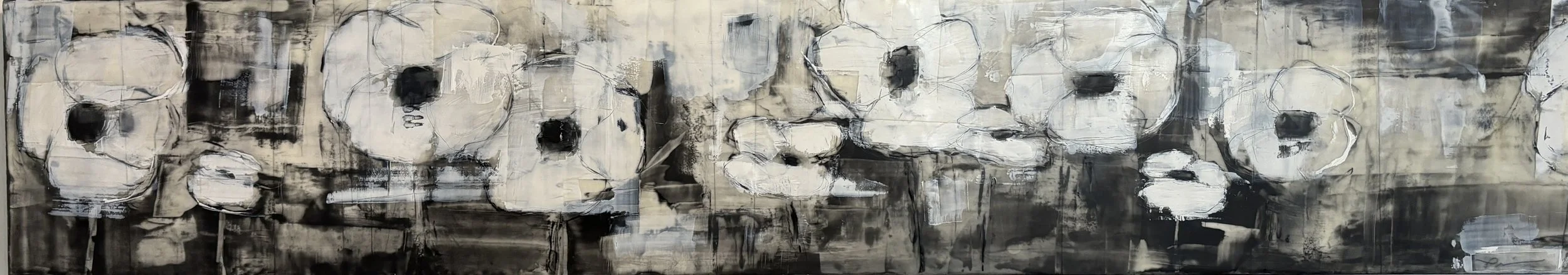 "Vanilla Blossoms" 11" x 60"