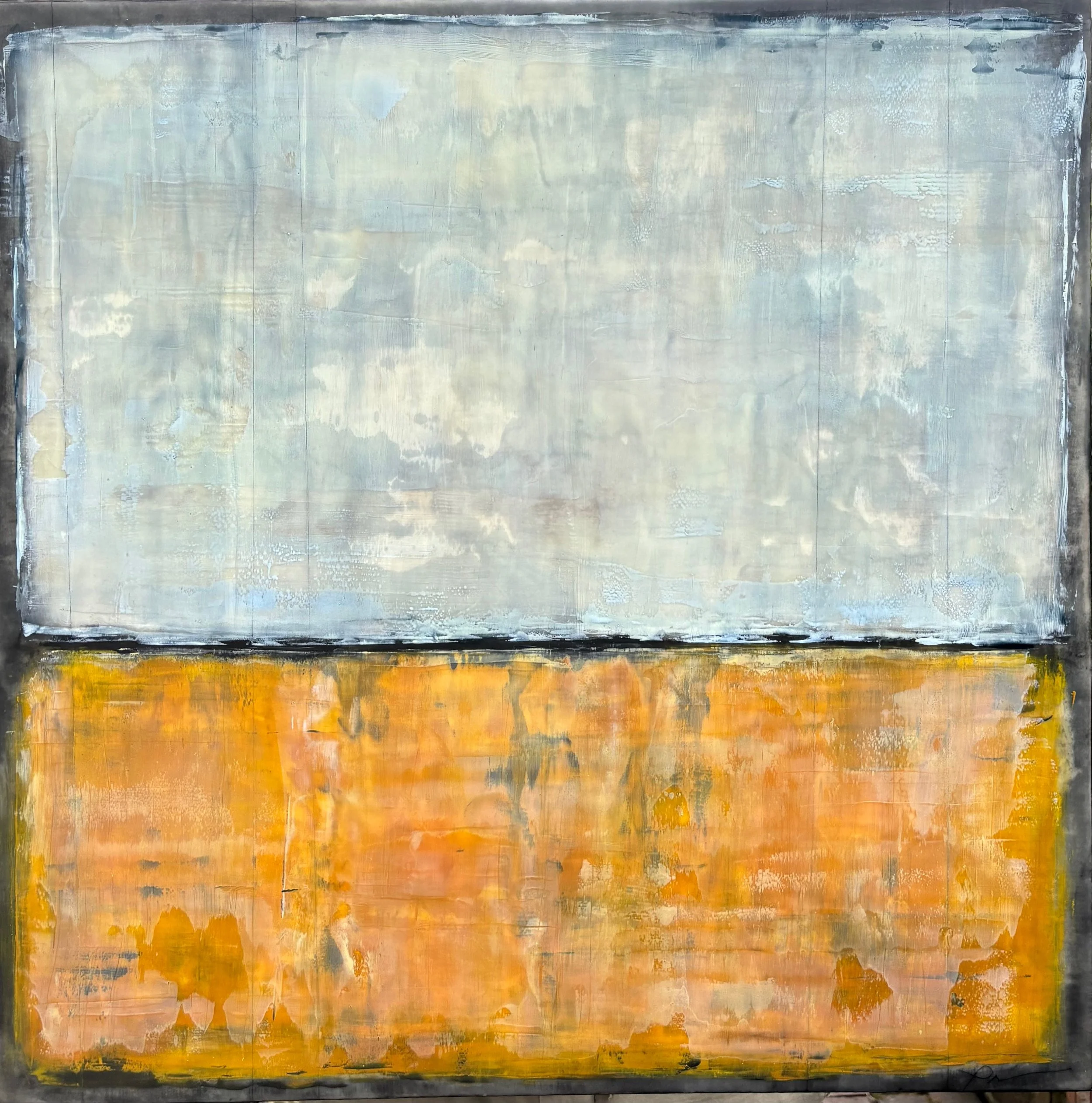 "Skagit Indigo" 24" x 24"