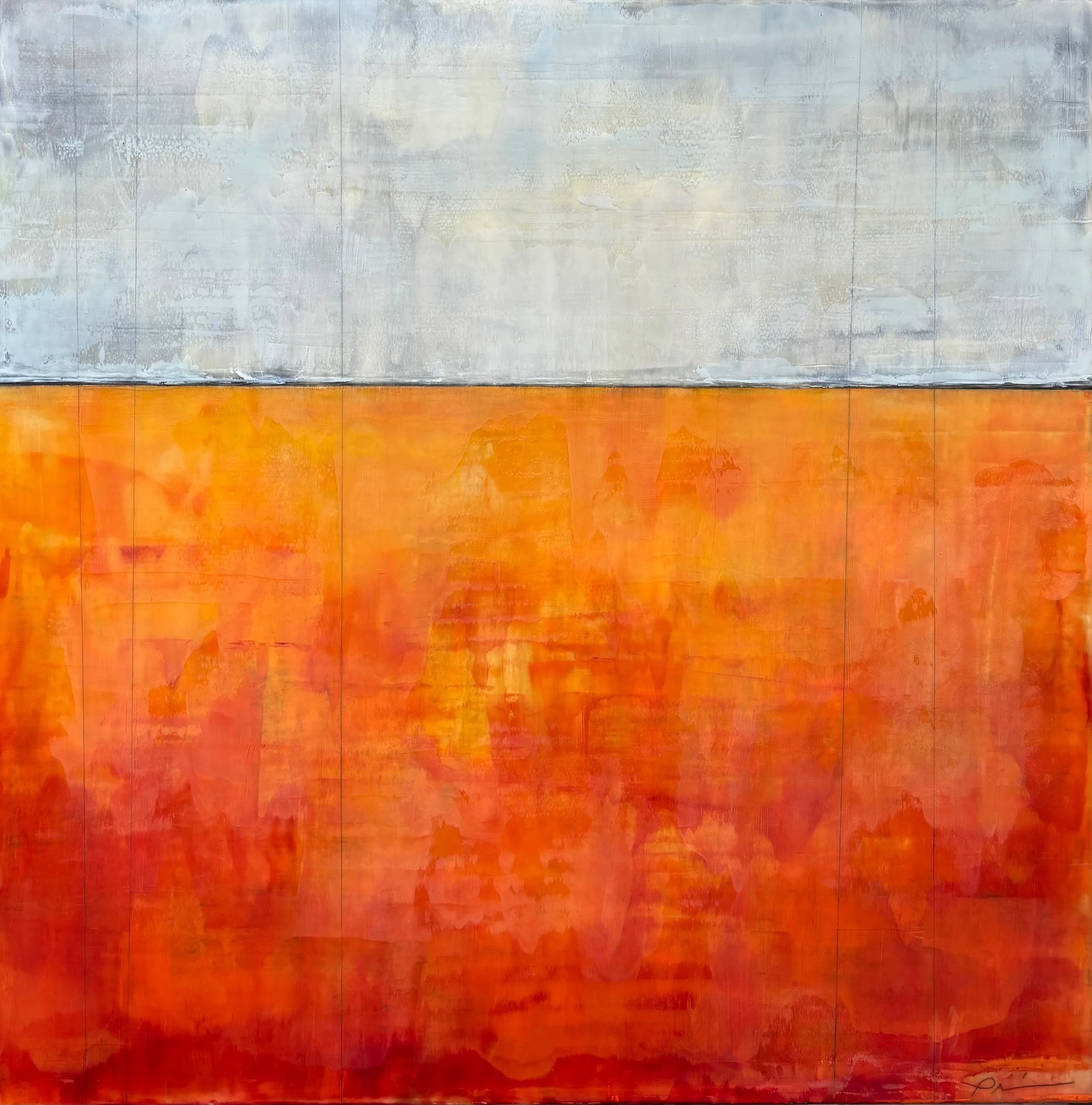 "Arancia Rossa" 24" x 24"