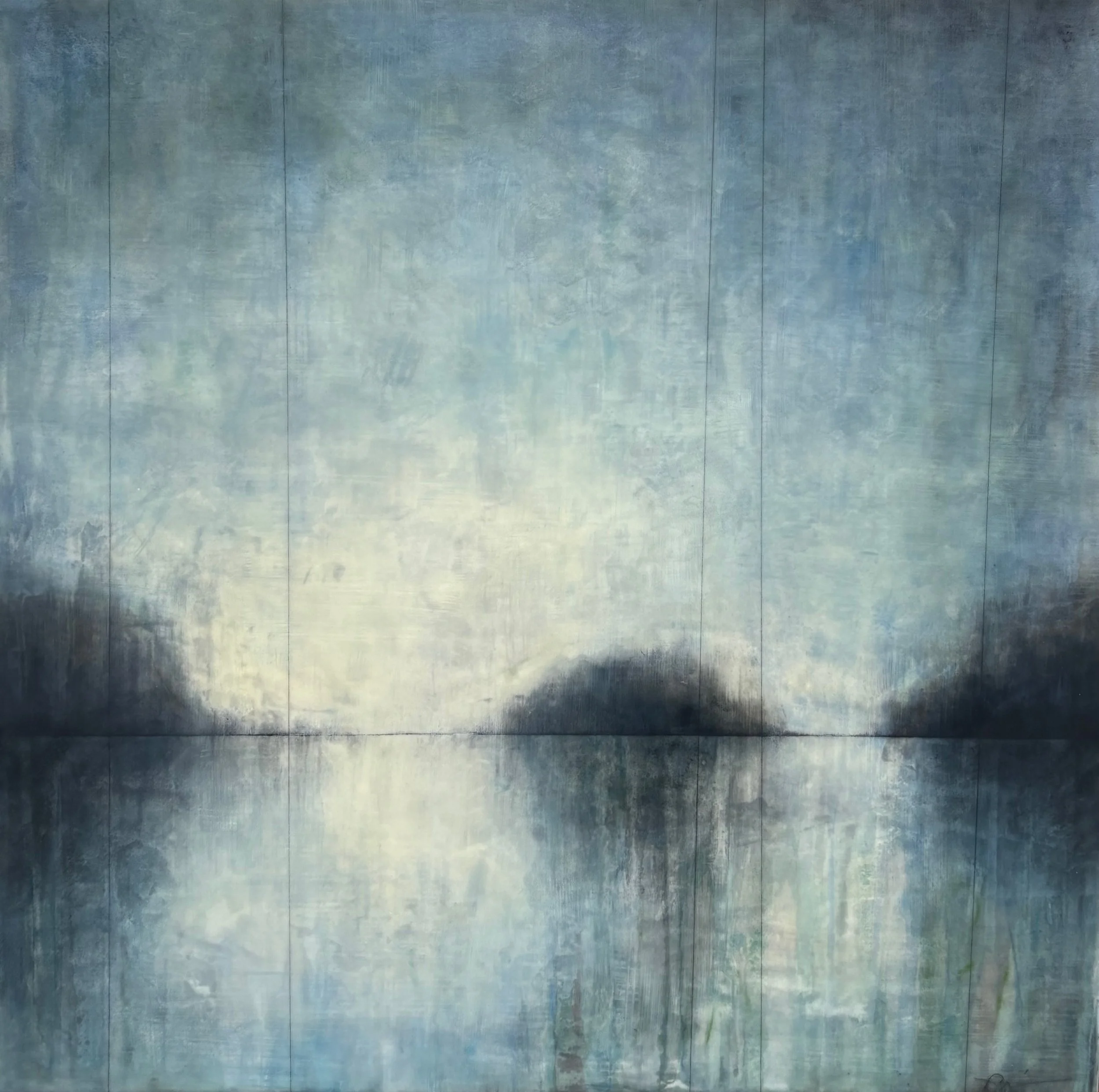 "Seafoam Glow" 24" x 24"