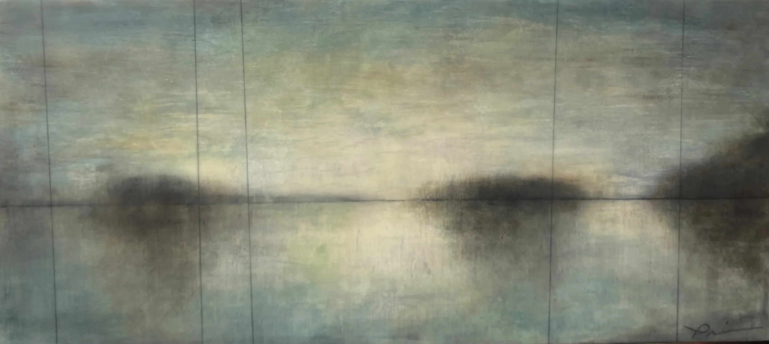 "Ucluelet Reflection" 10" x 22"