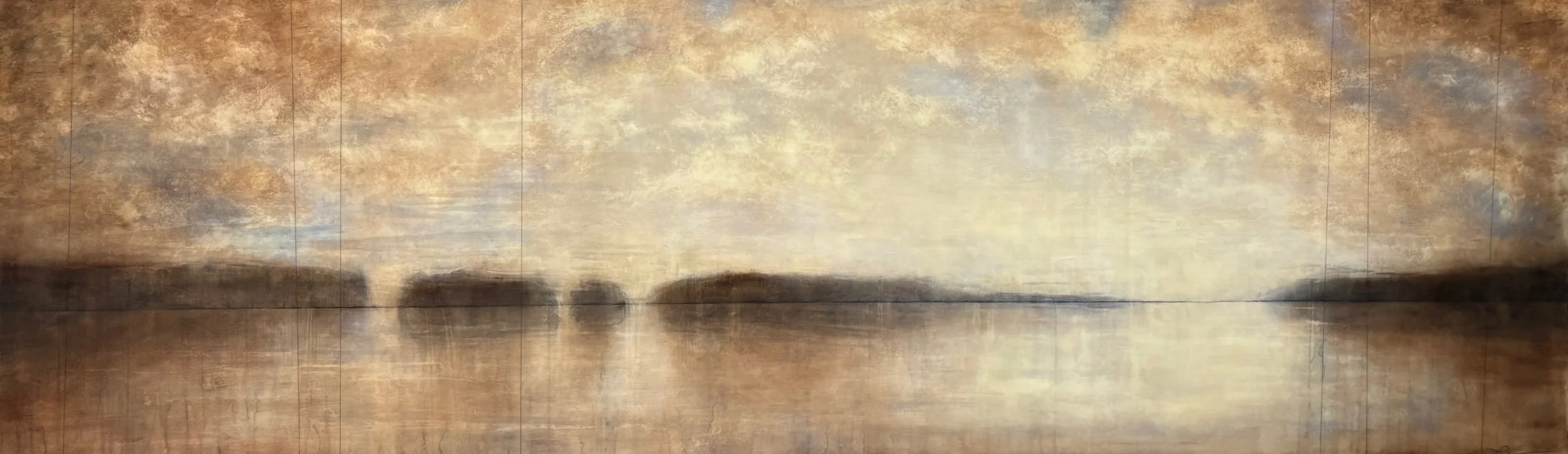 "Chestnut Calm" 18.5" x 60"