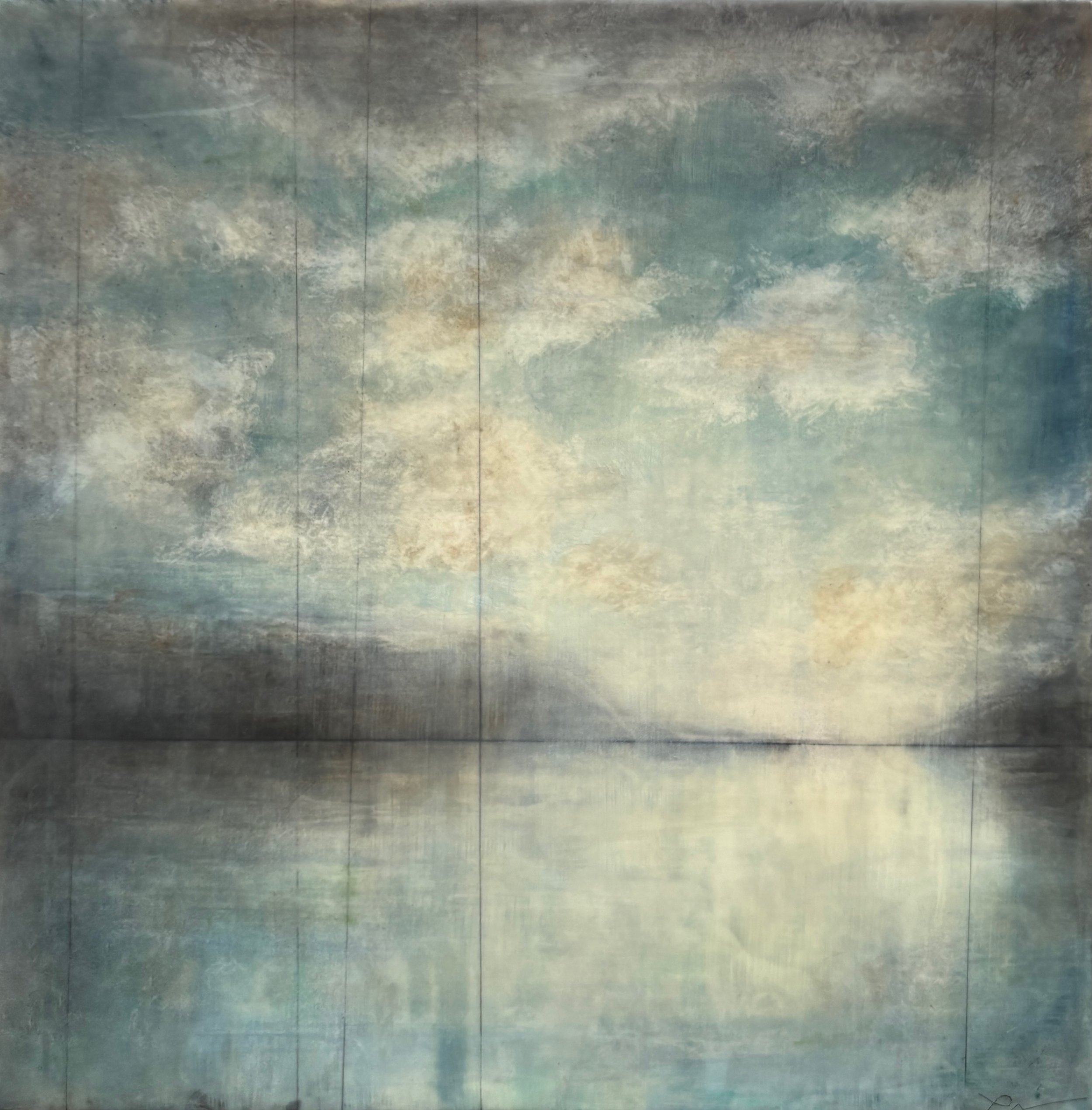 "Salish Waters" 18" x 18"