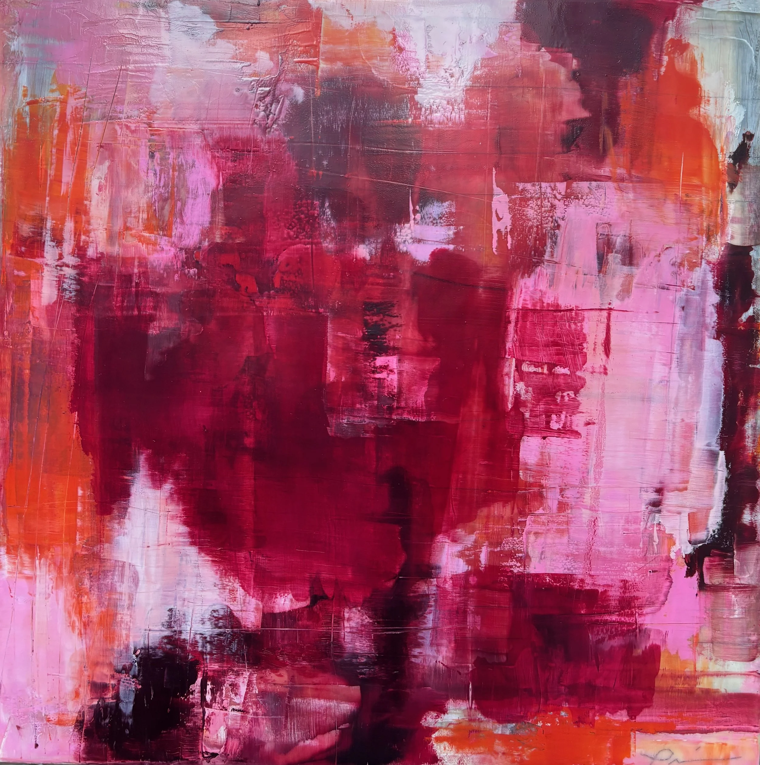 Reverie Rouge 16" x 16"