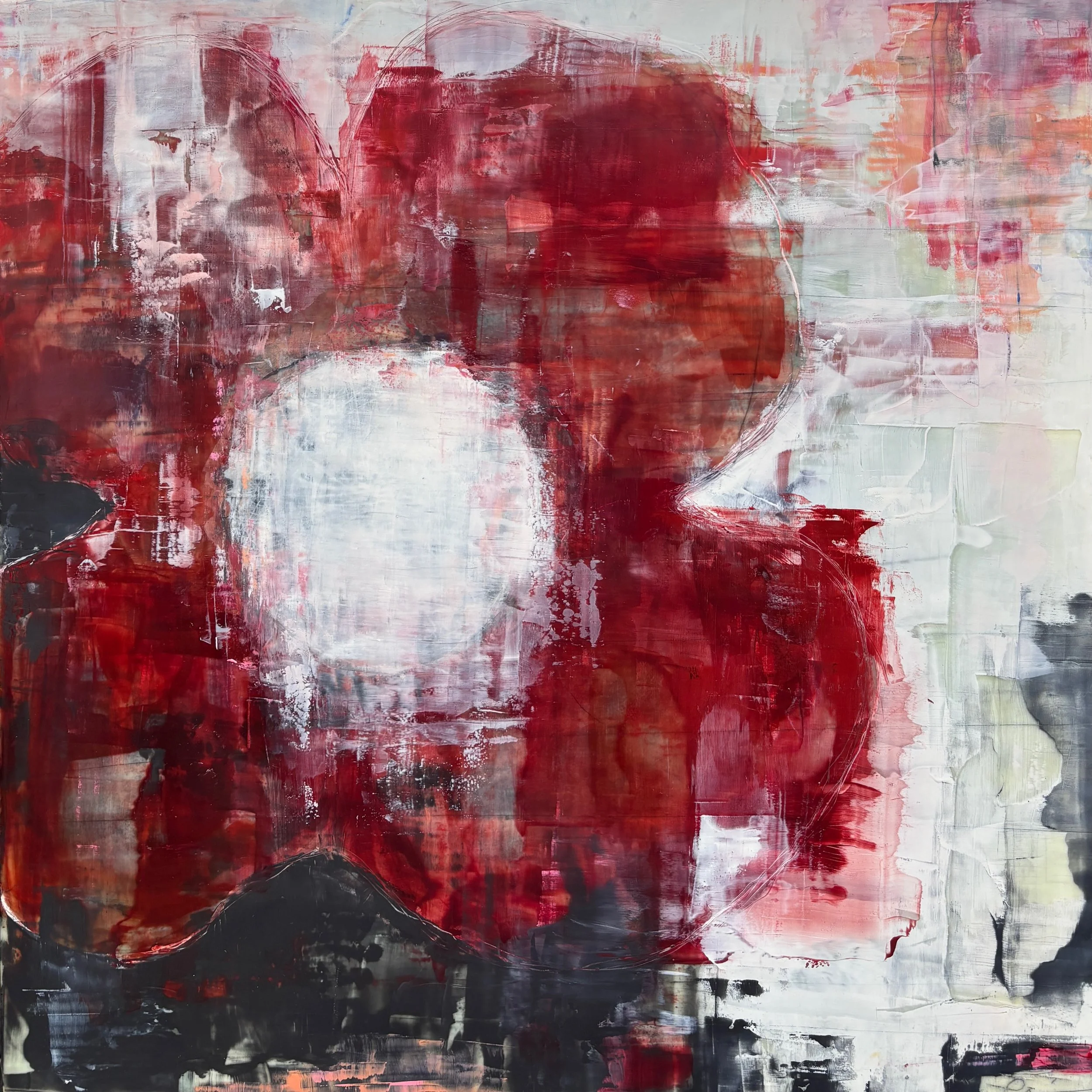 "Mourvedre Blossom" 24" x 24"