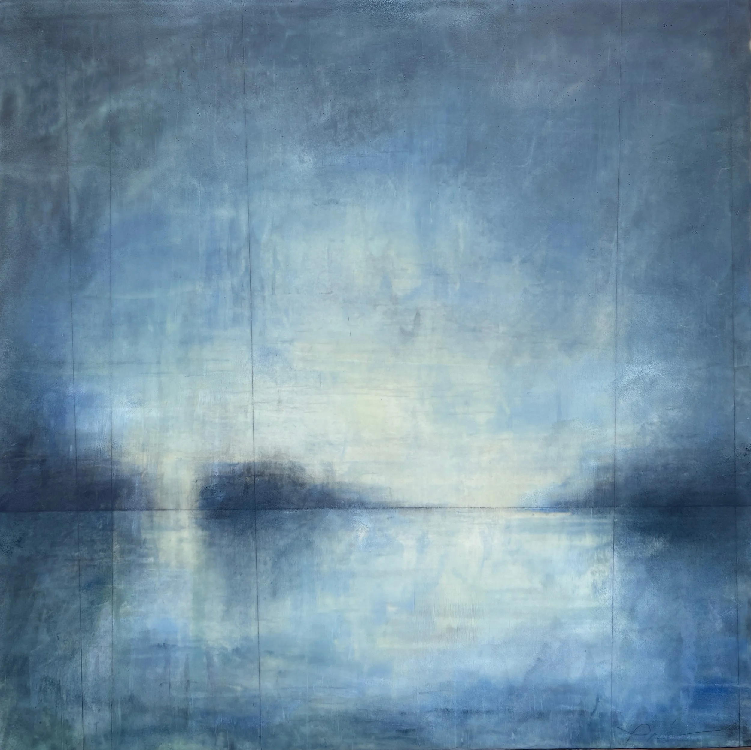 "Blues Passage" 16" x 16"