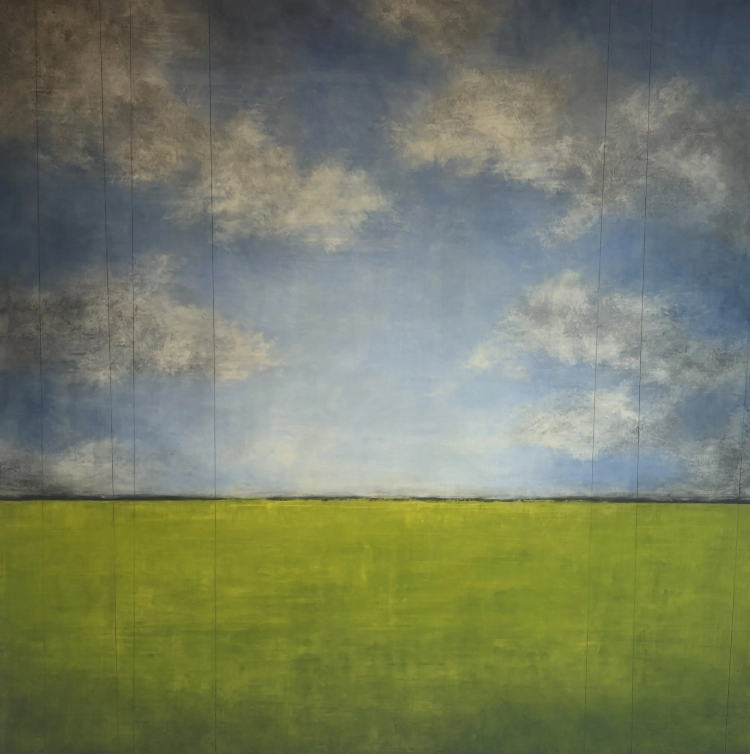 "Chartreuse Vista" 36"x36"