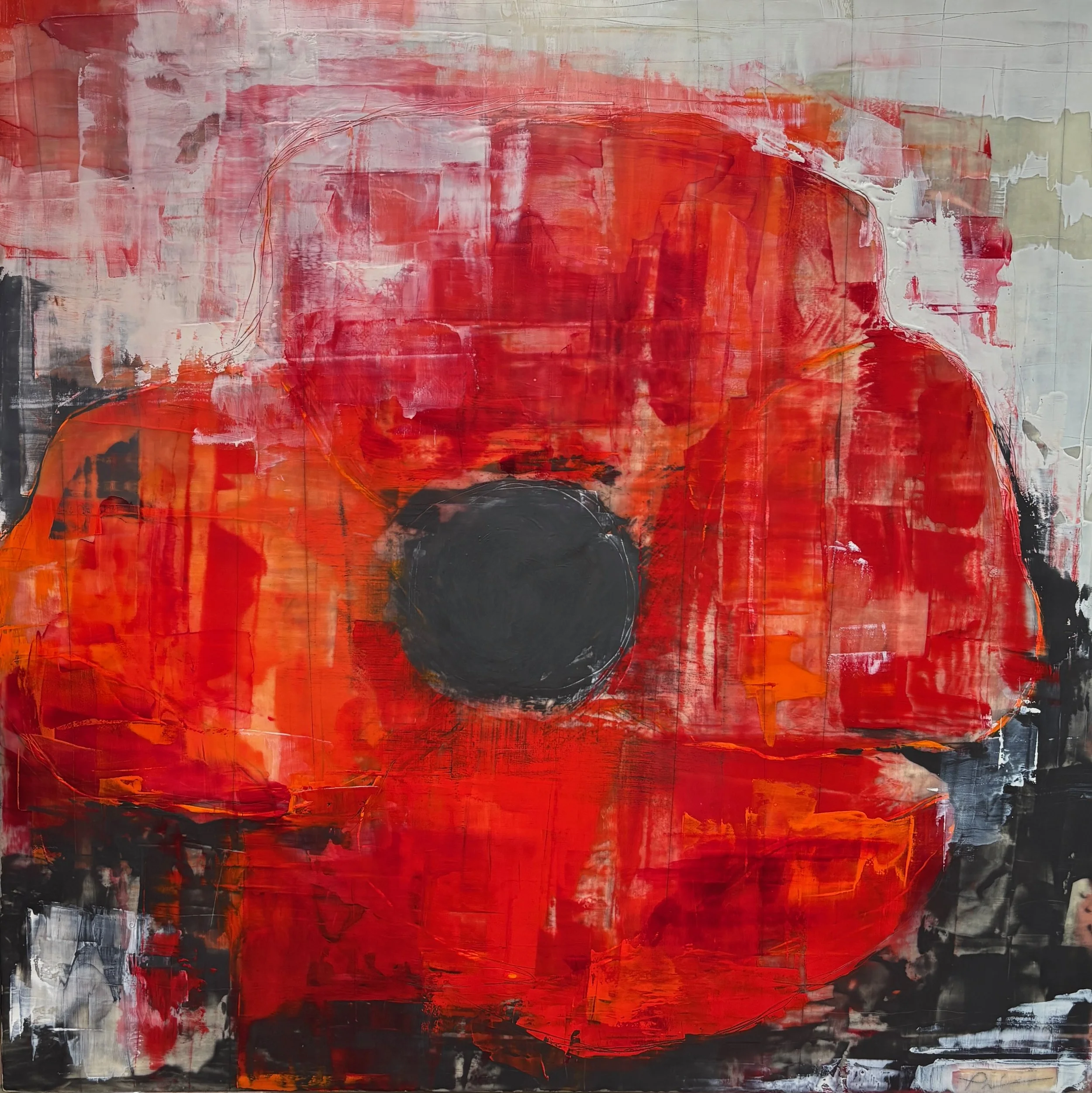 Campari Poppy 36"x 36"