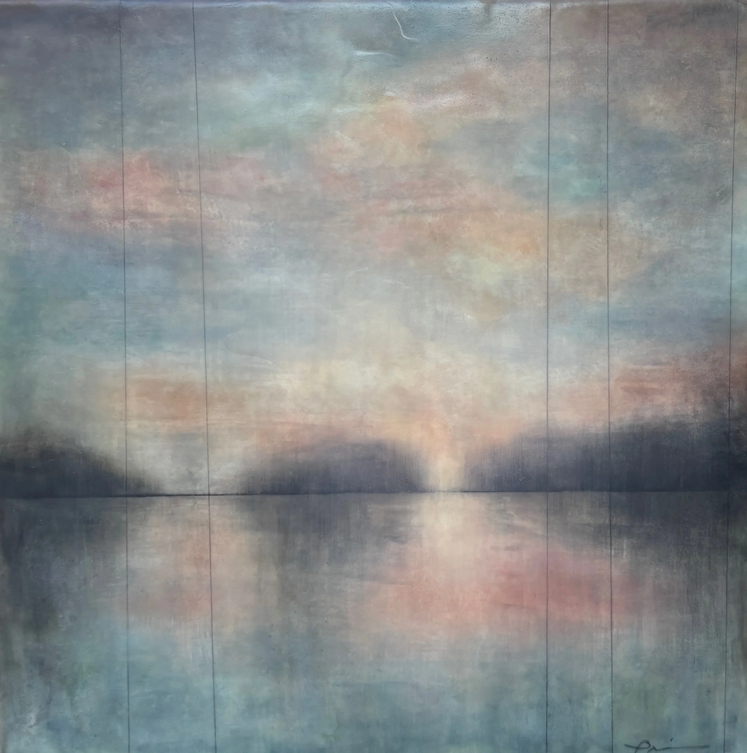 Coral Calm 18" x 18"