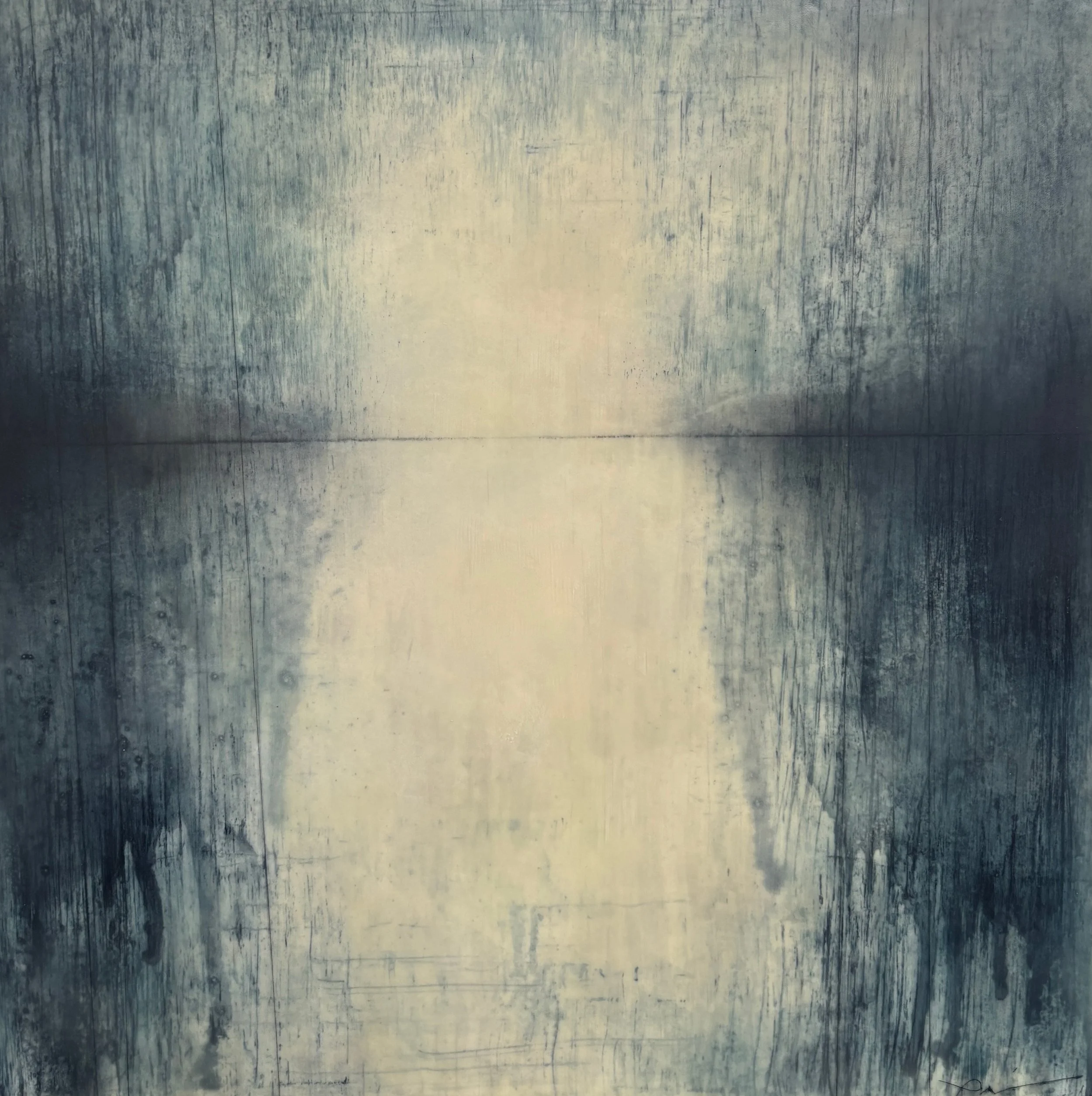 Indigo Reflection 18"x 18"