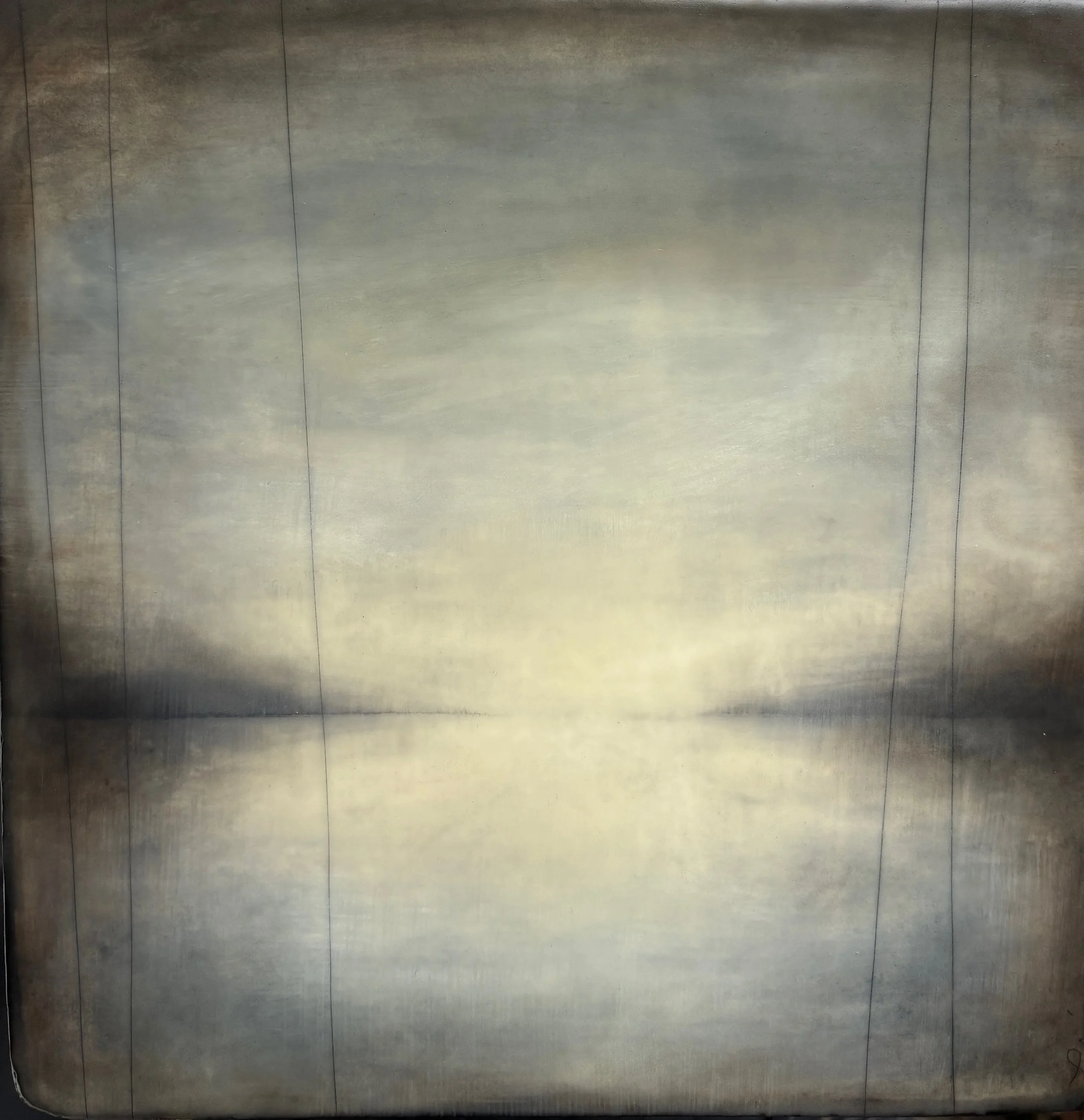 Vintage Postcard 12" x 12"