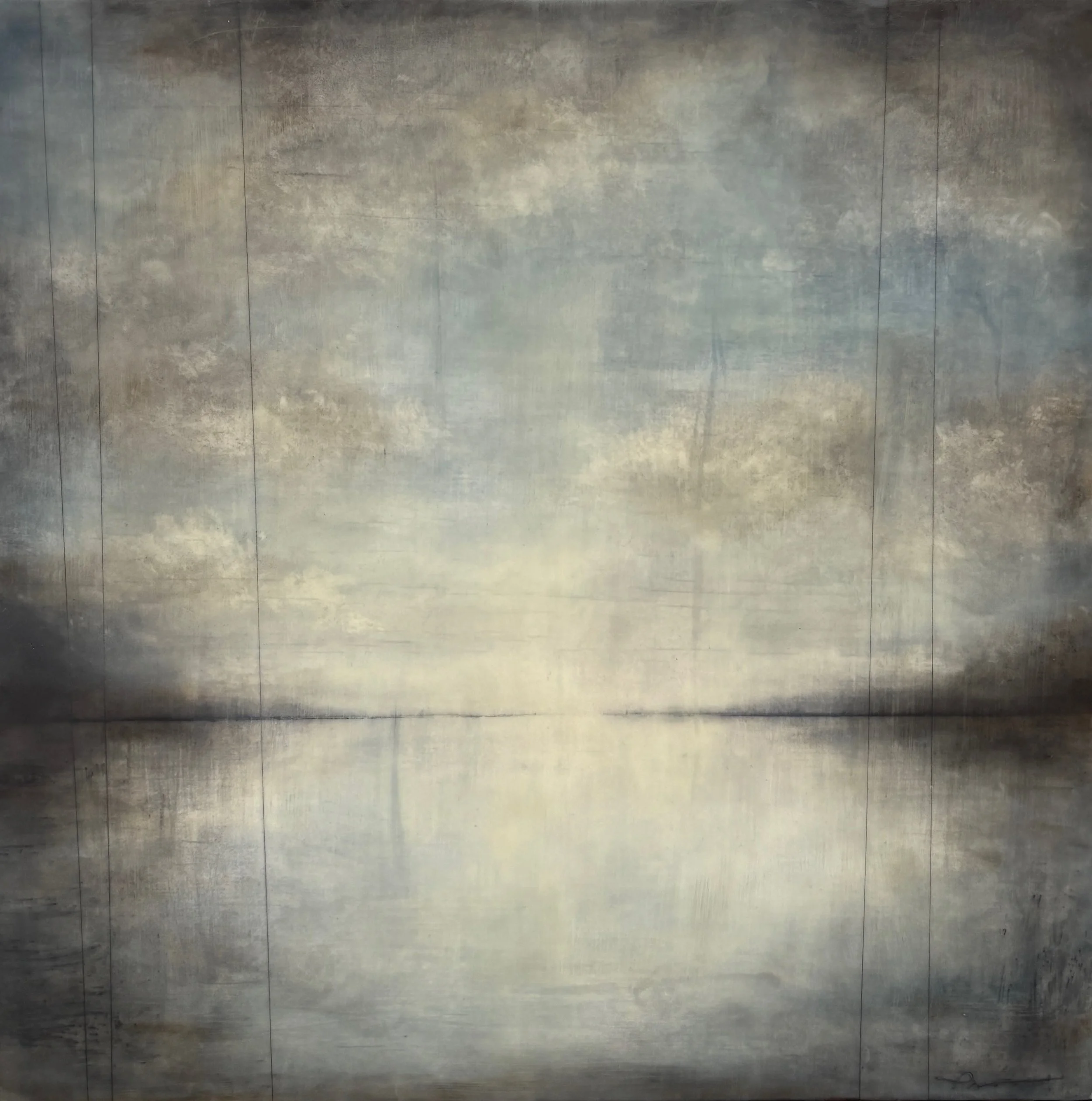 Vintage Indigo 18" x 18"