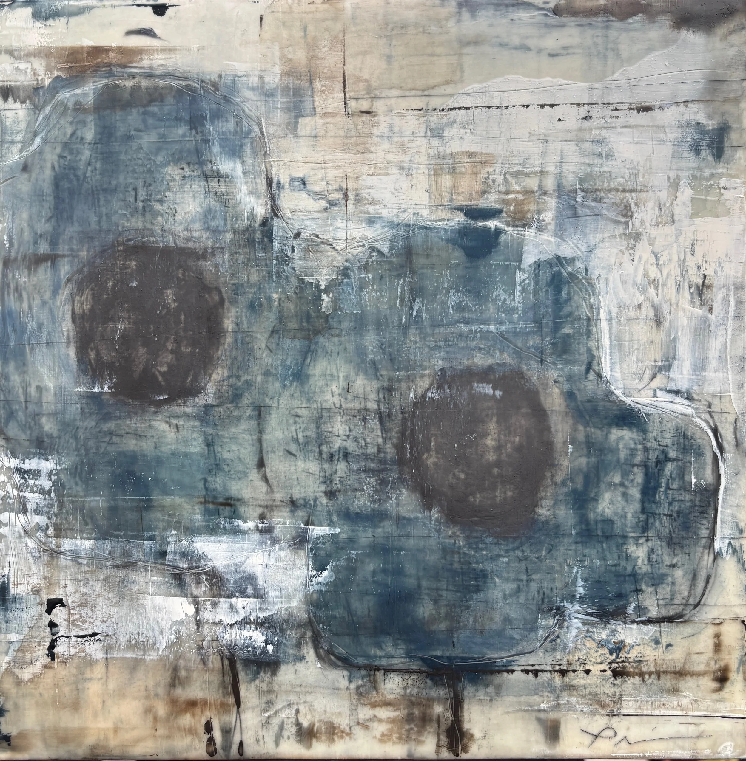 Postcard Series 12" x 12"