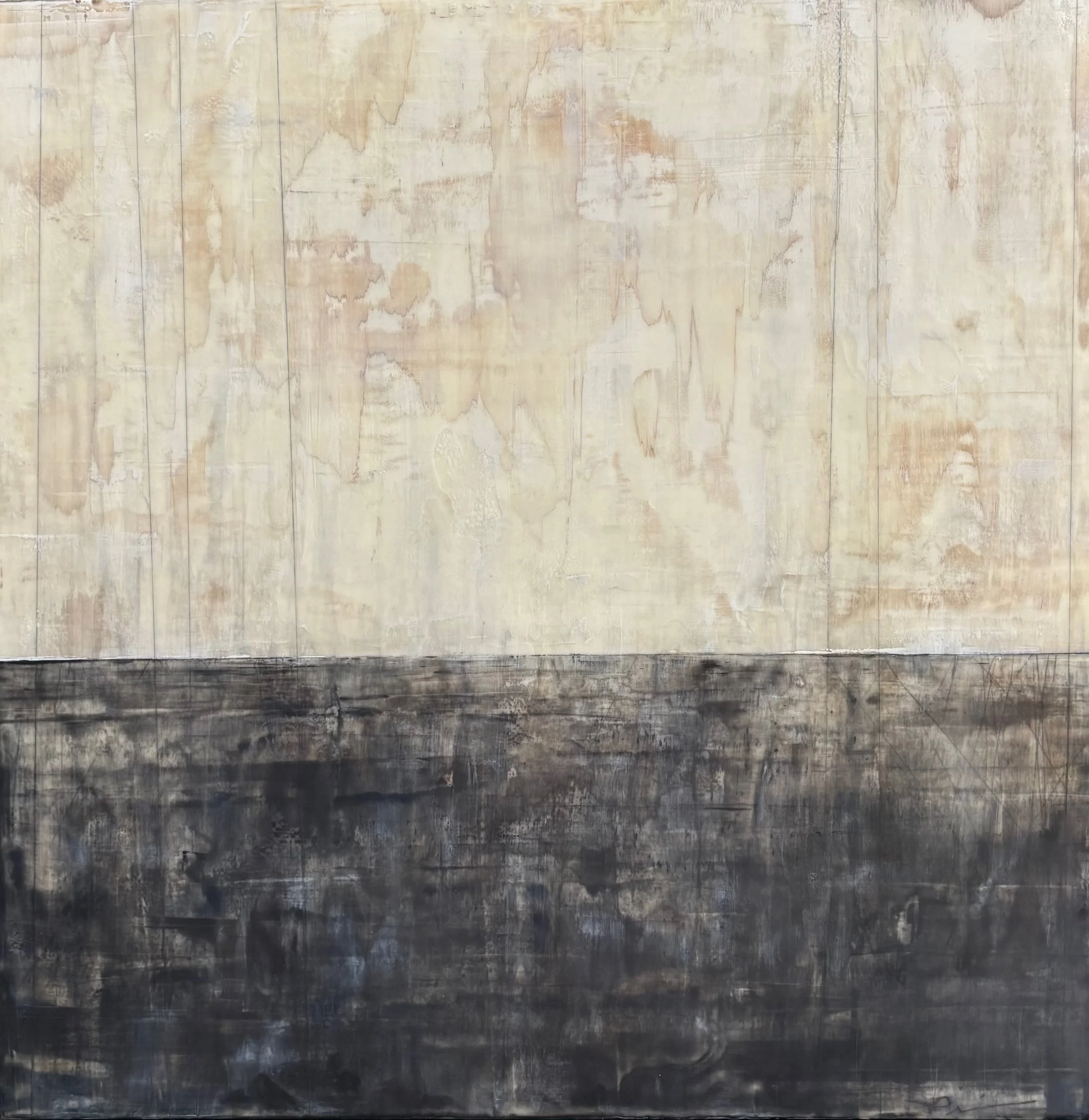 Espresso Wash 24" x 24"