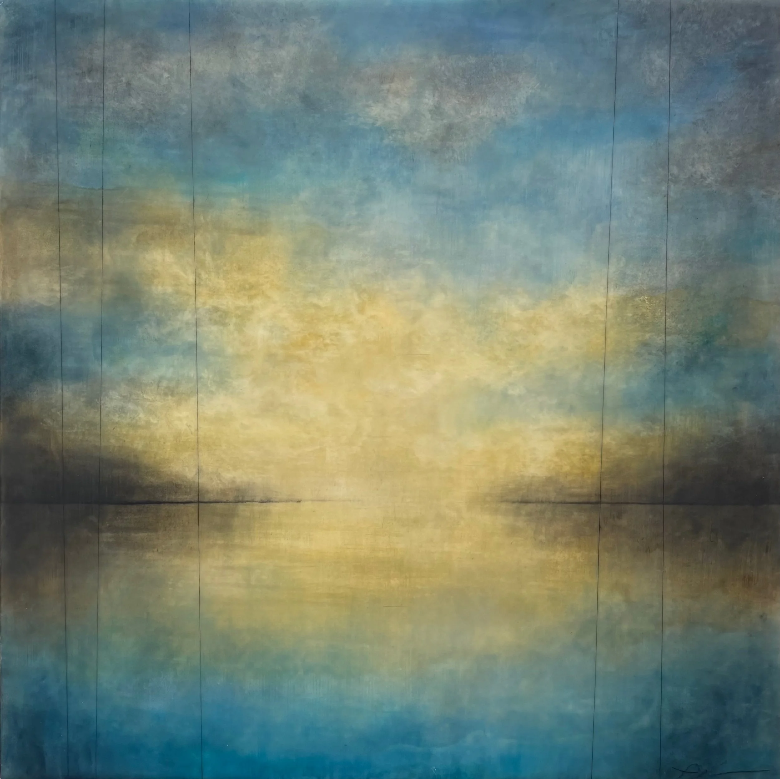 Gilded Reflection 16" x 16"