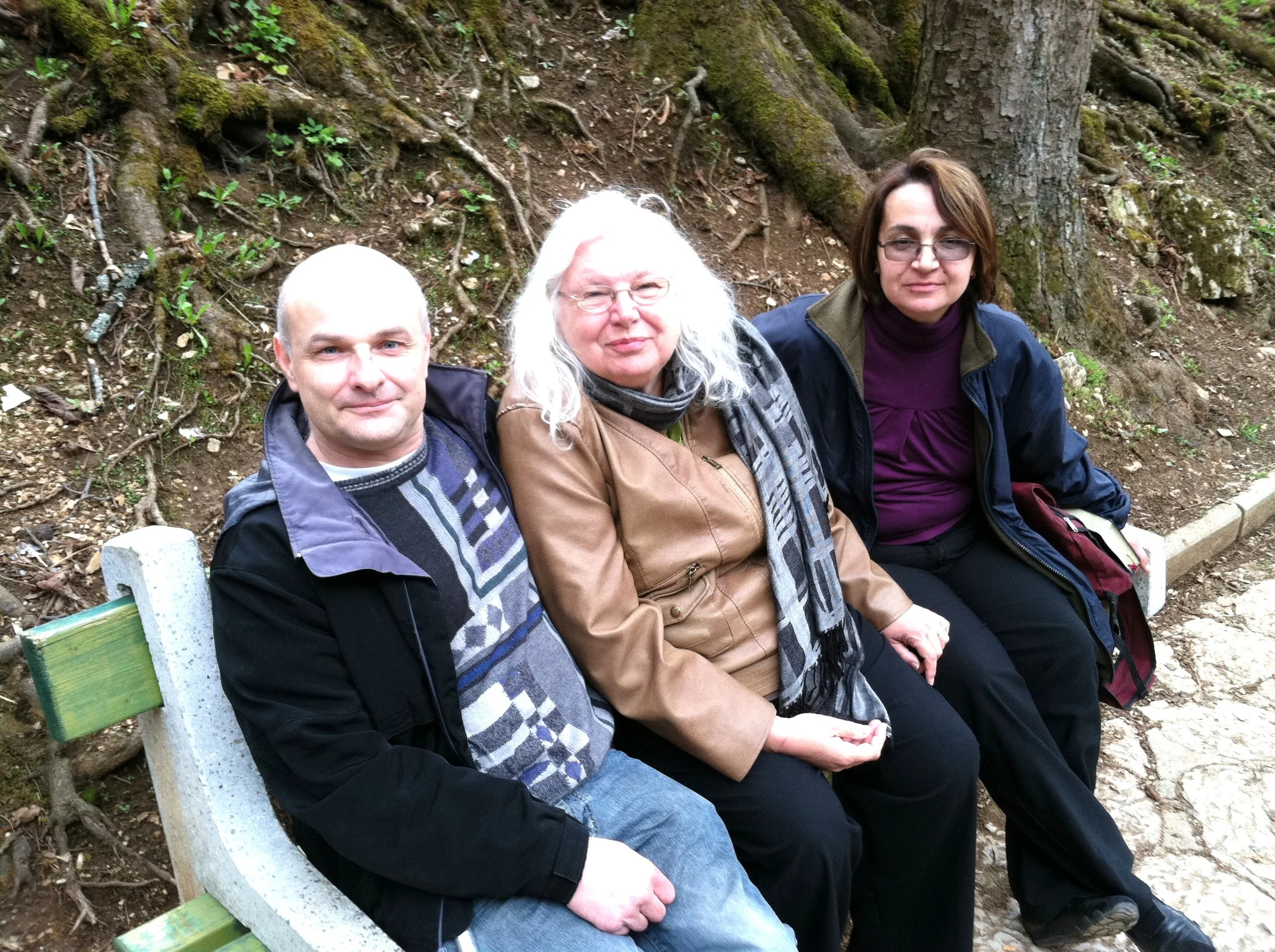 Ranko and Ana at Bosna River