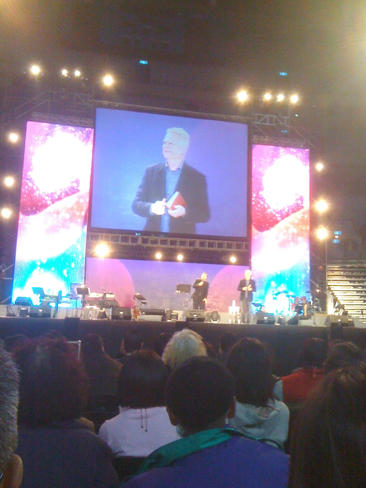 Randy Clark on screen at Kingdom Culture conference