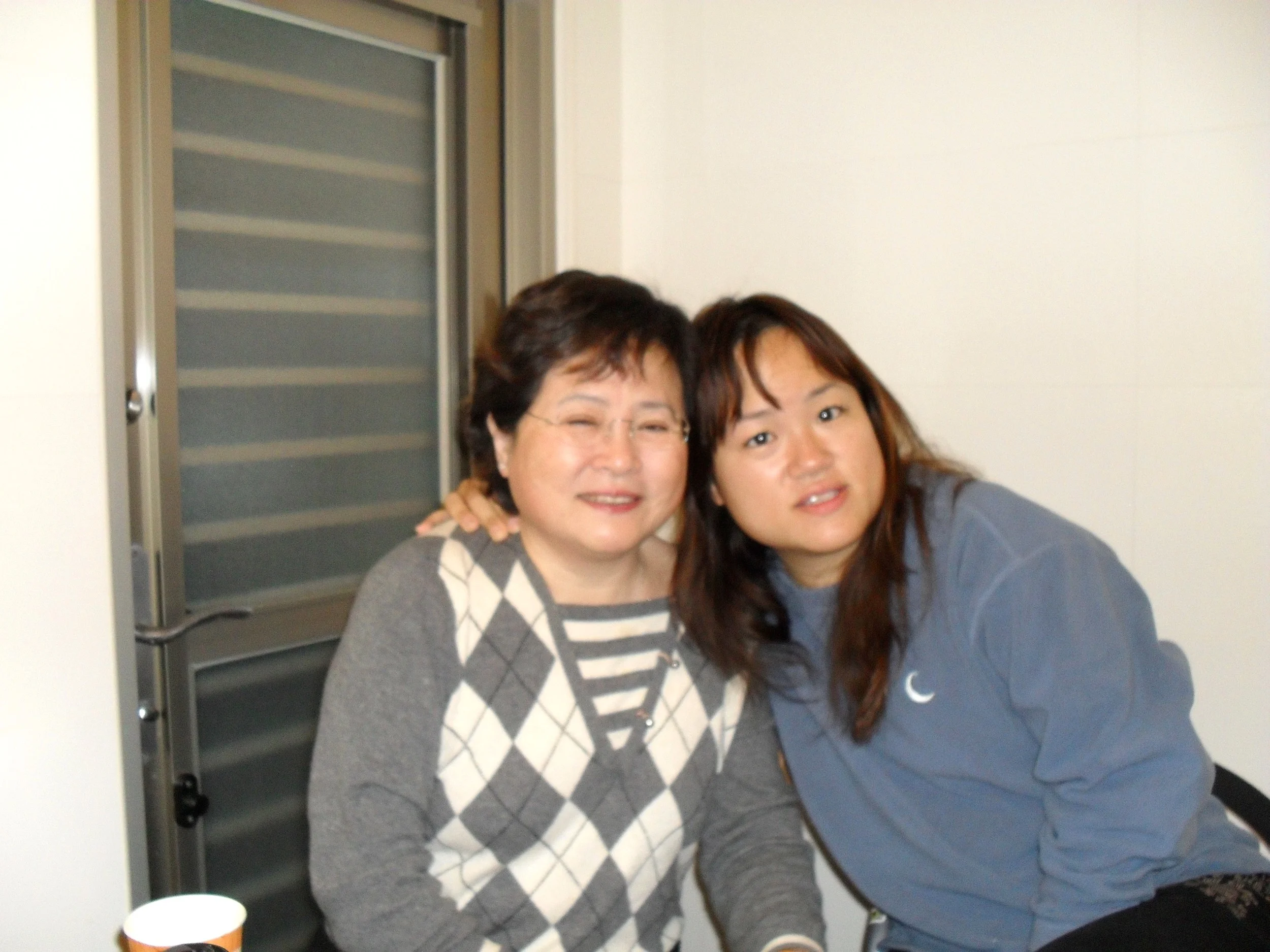 Patricia Chen and her mother