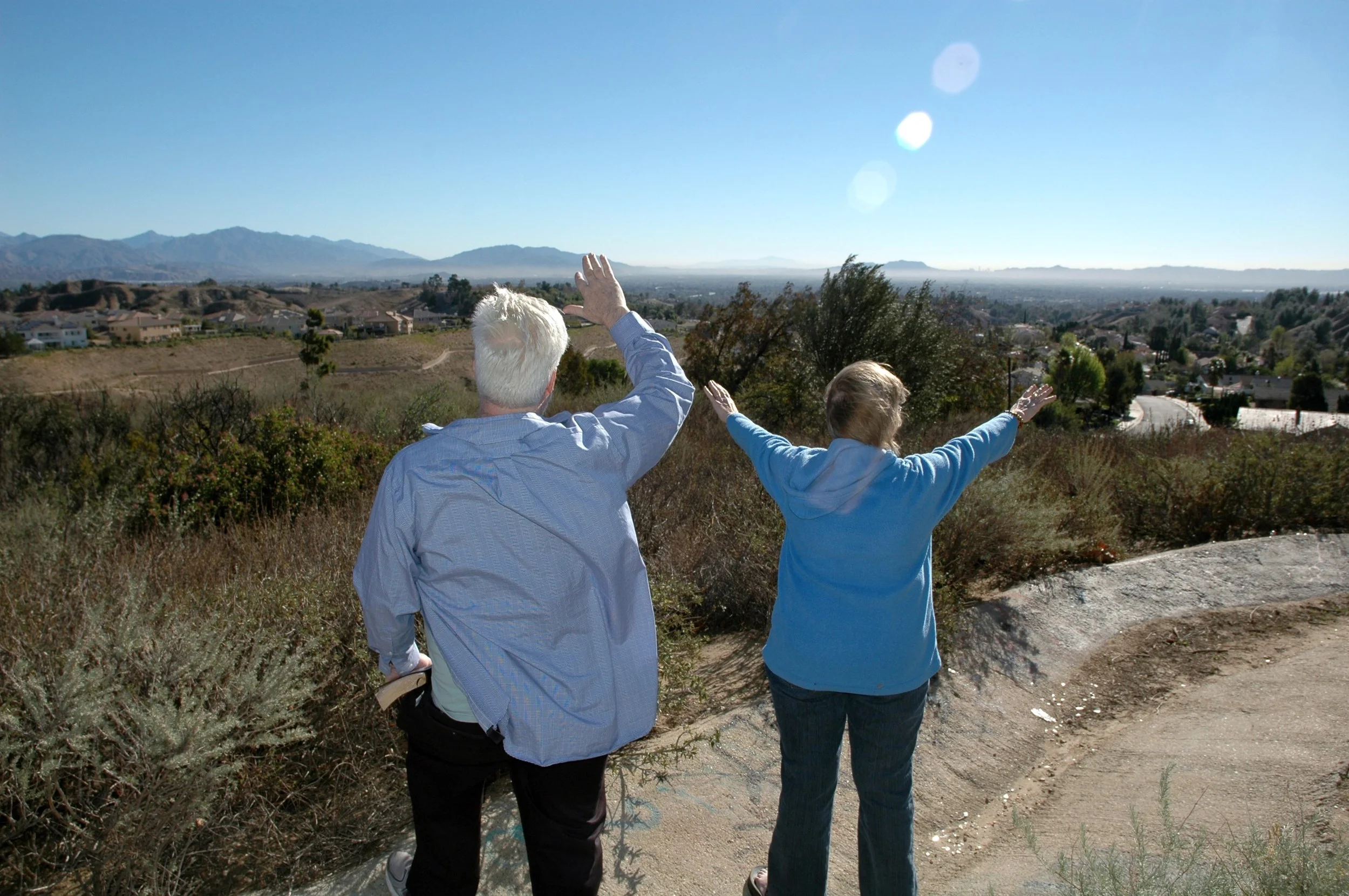 Northridge Overlooking LA Basin