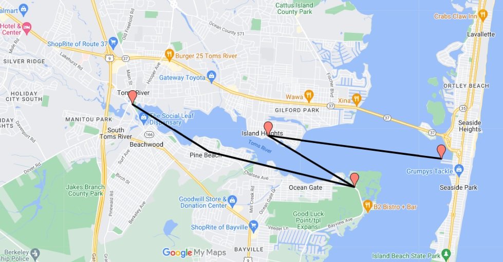 Toms River 2 Prayer Locations