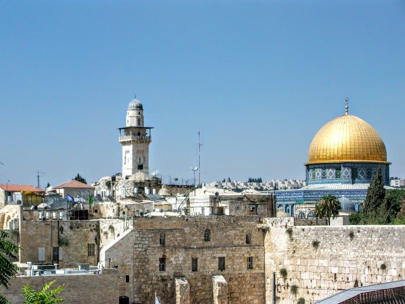 Jerusalem Old City - Temple Mount - Al Aqsa Mosque and Dome of the Rock