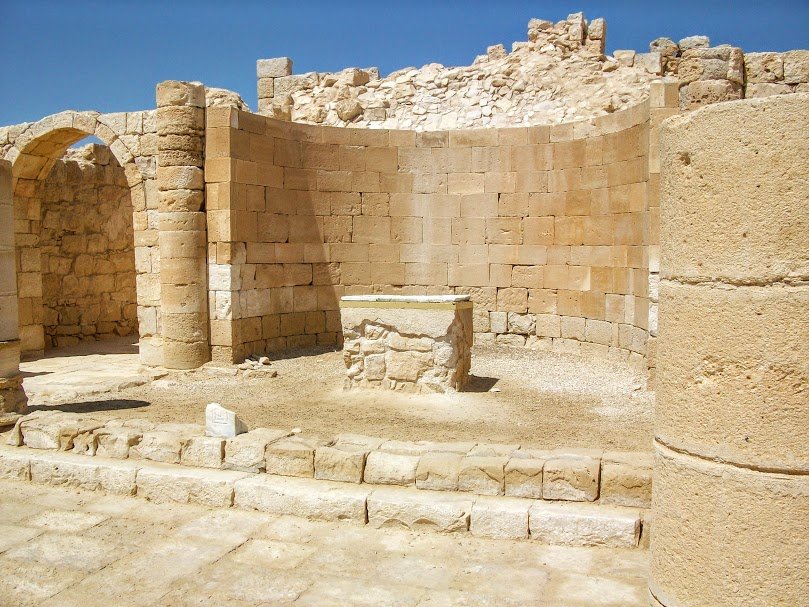 Avdat - Nabatean Church with Christian Altar