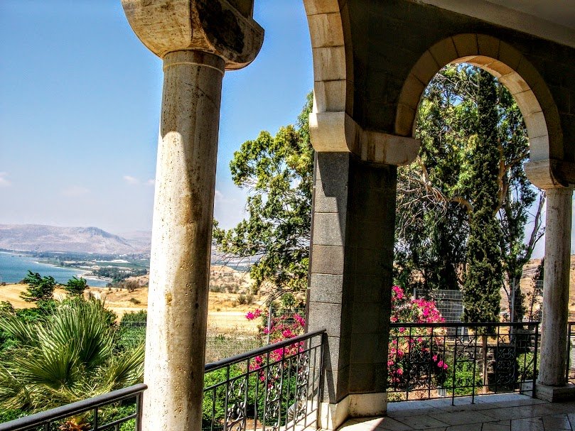 Church of Beatitudes - Overlooking Sea of Galilee