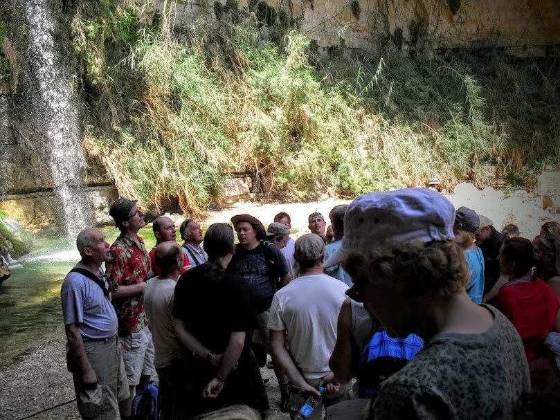 Ein Gedi Refuge of David - With Polish Group