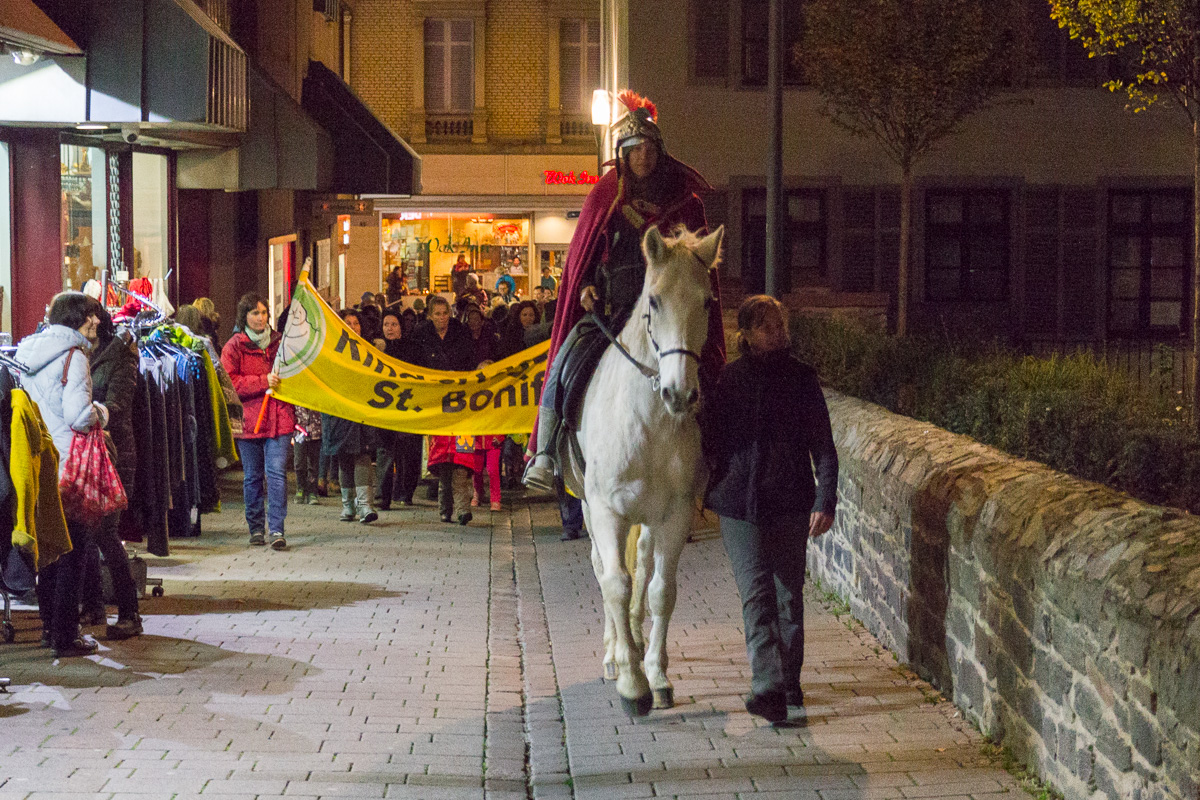 Umzug in der Innenstadt: St. Martin 2014.