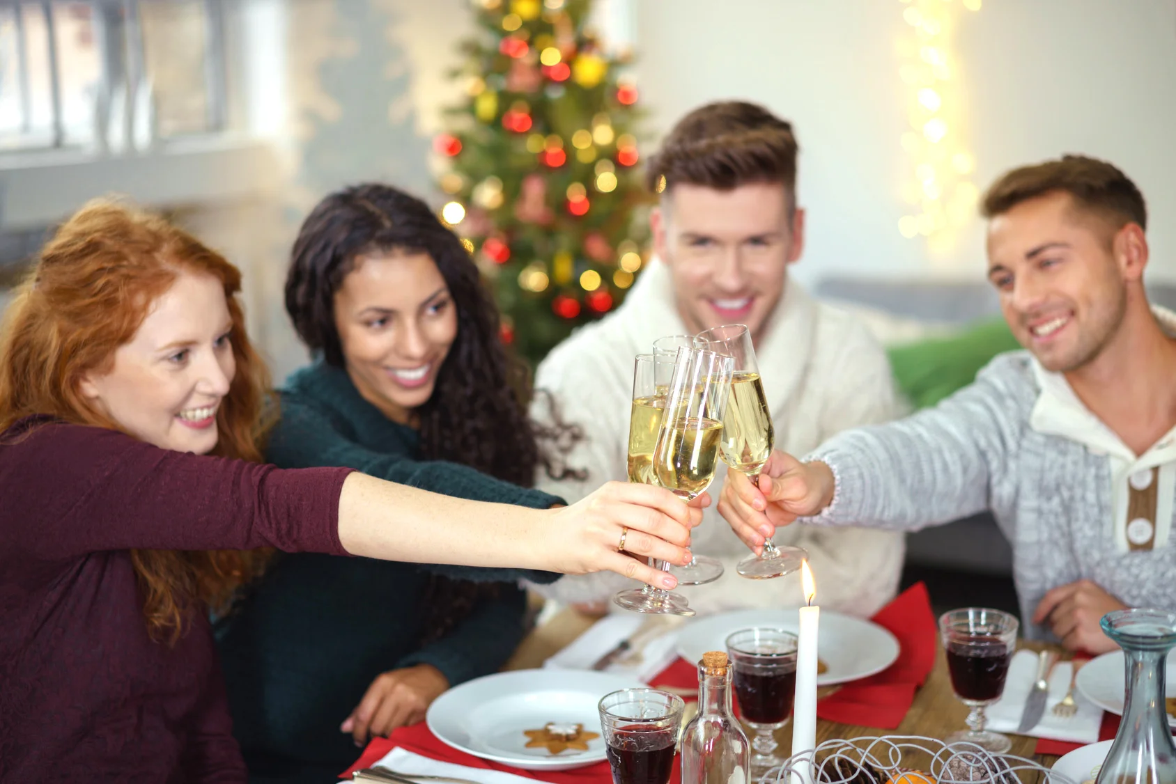 weihnachten mit freunden