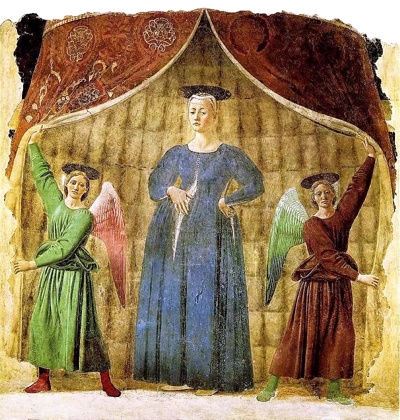 Bild: Madonna del Parto von Piero della Francesca. Lizenz: Gemeinfrei.
